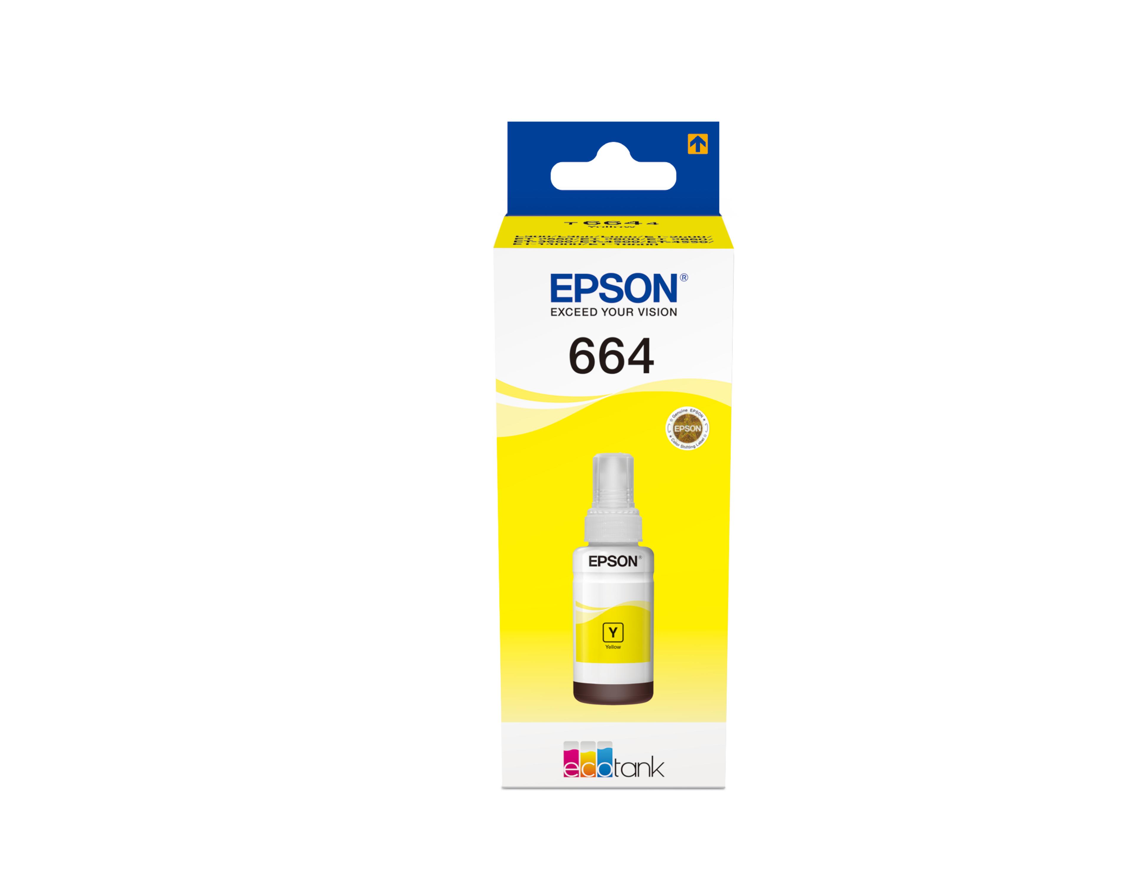 Tinta Epson T6644 amarillo