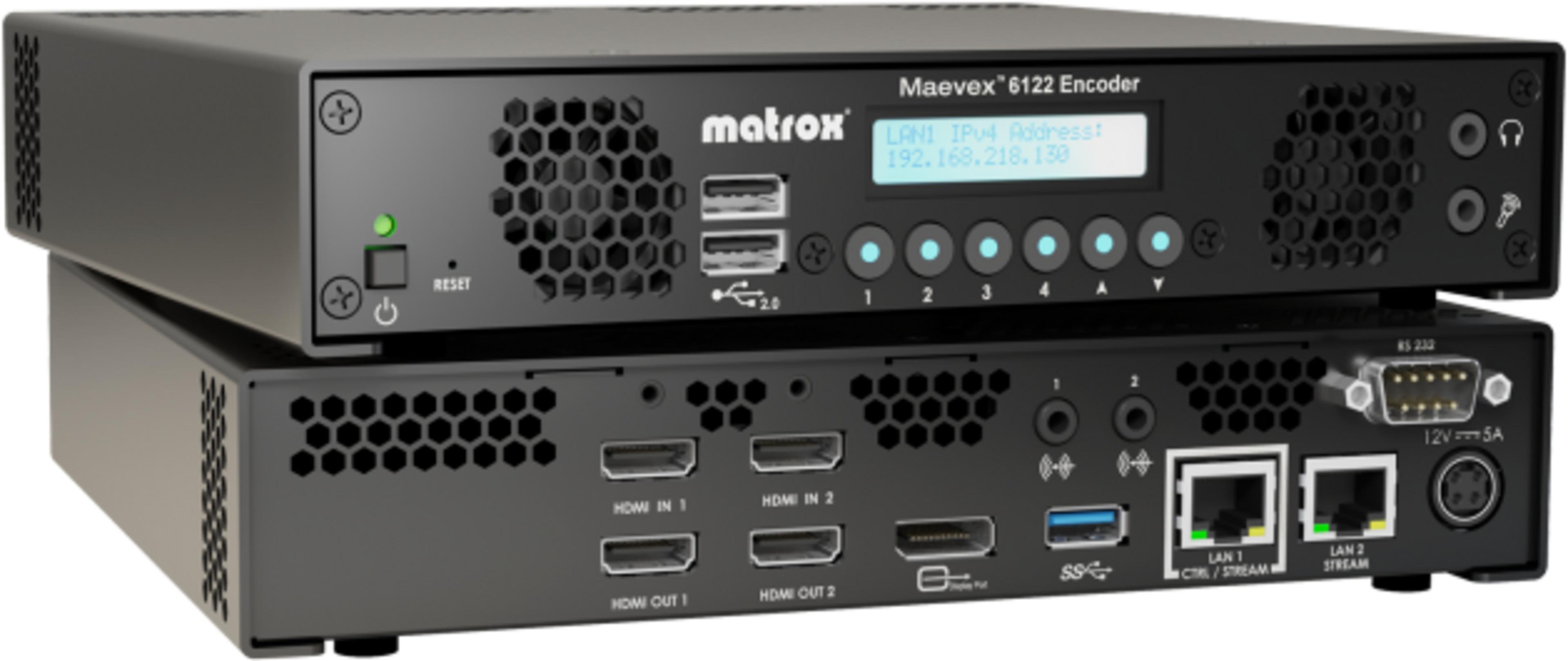 Codificador Matrox Maevex 6122 Dual 4K