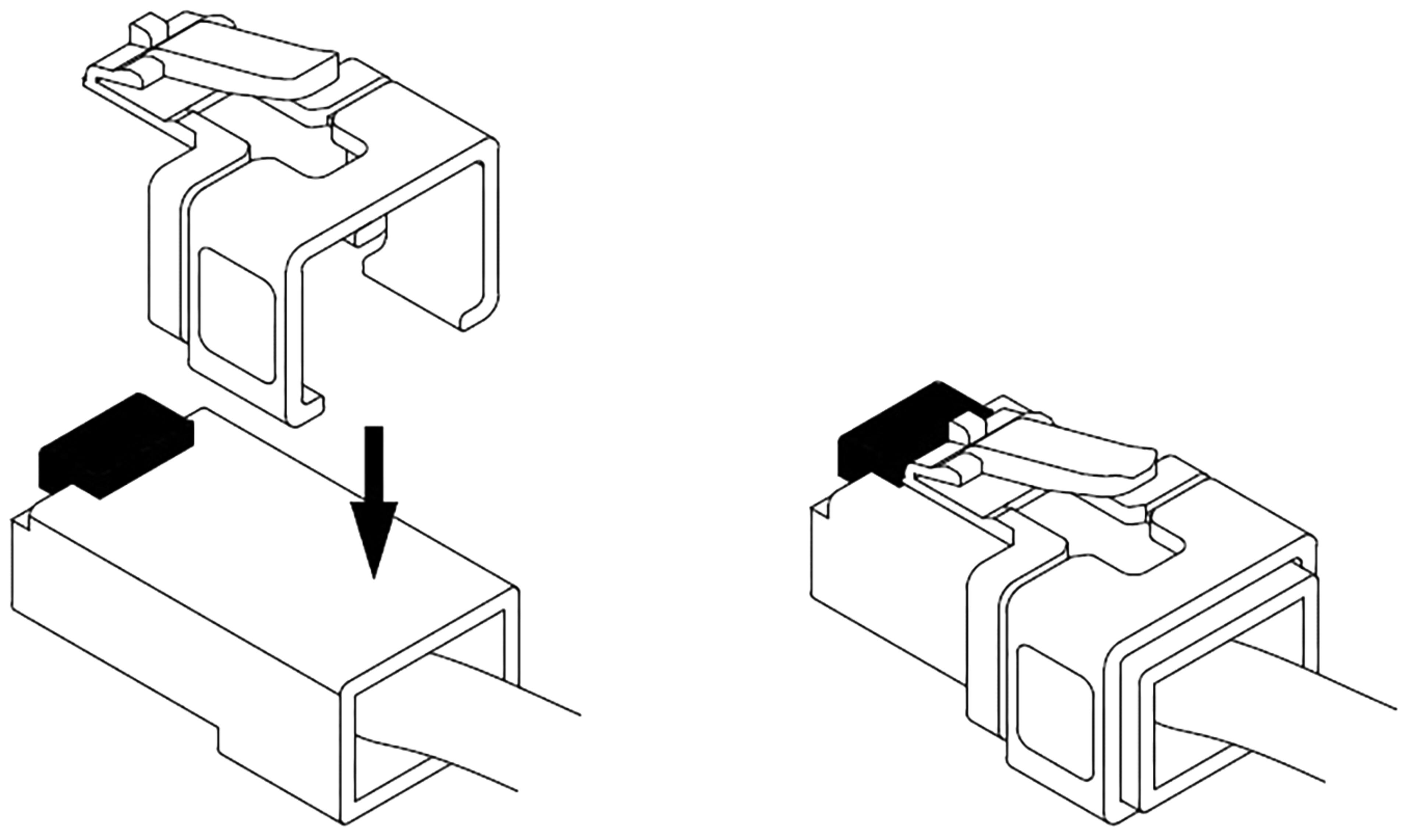 Connector Repair Clips 40x Asstd Colours