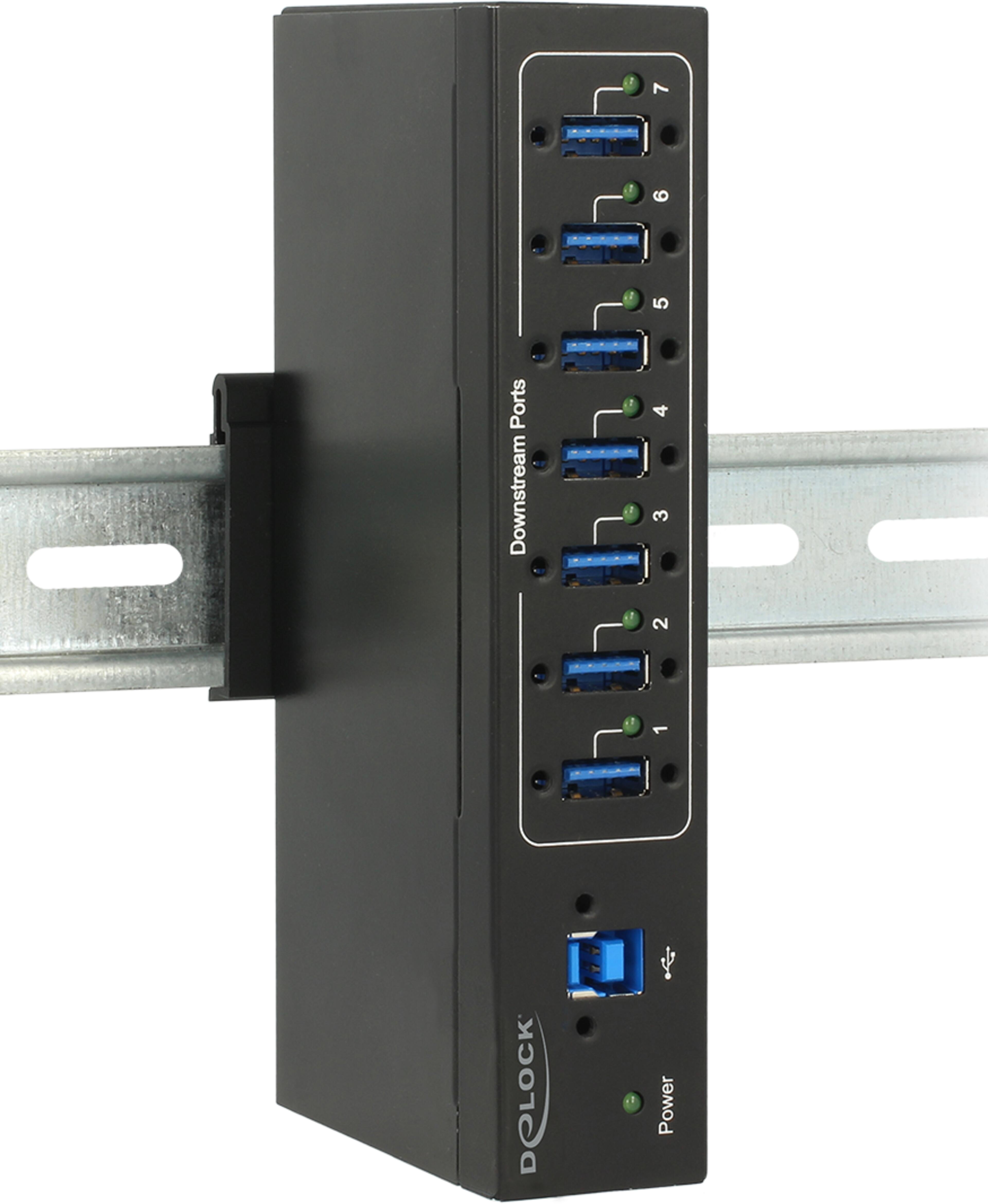 Delock USB Hub 3.0 7-port Industrial