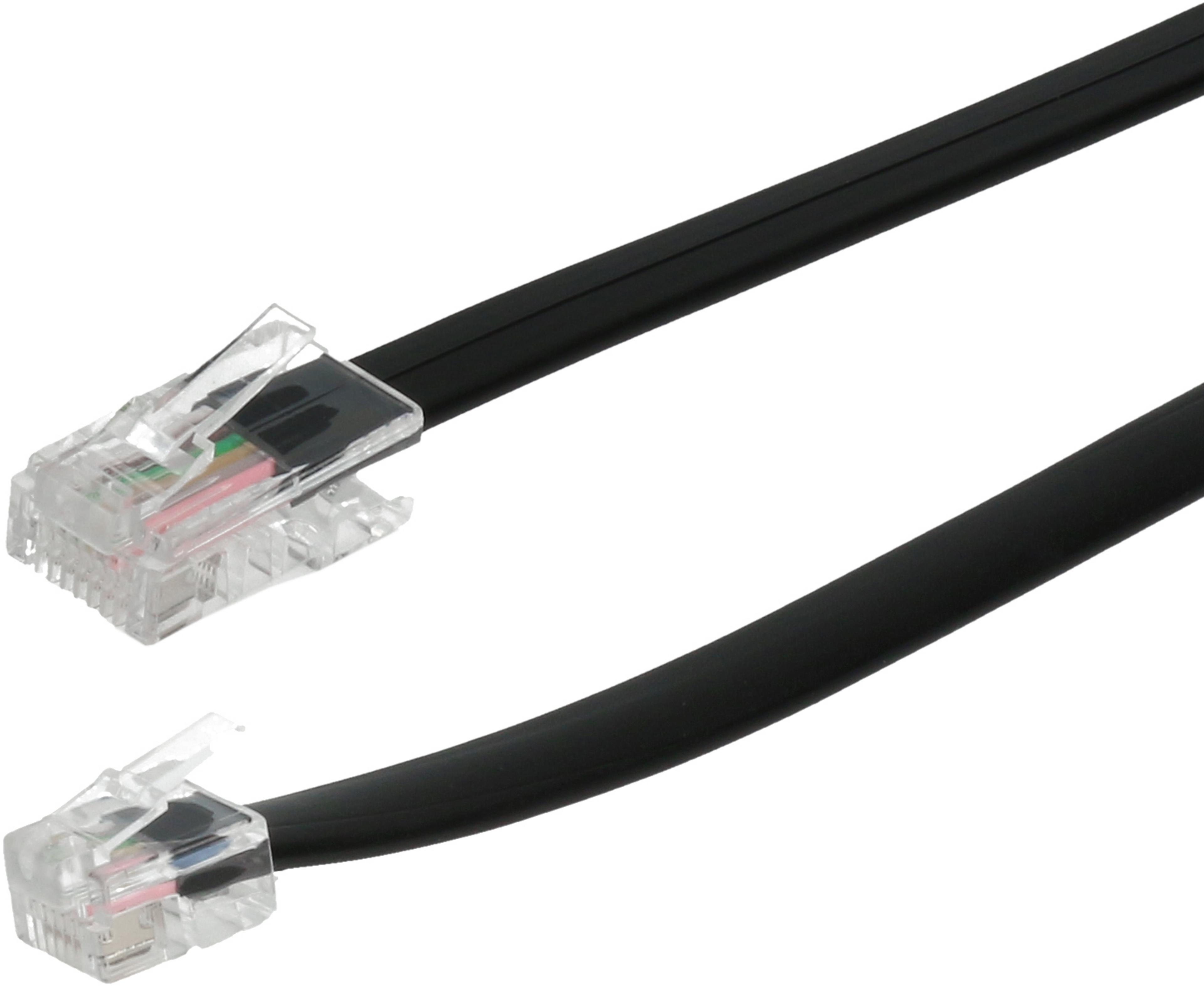 Câble RJ11 m.-RJ45 m. (6br-8br), 1,5 m