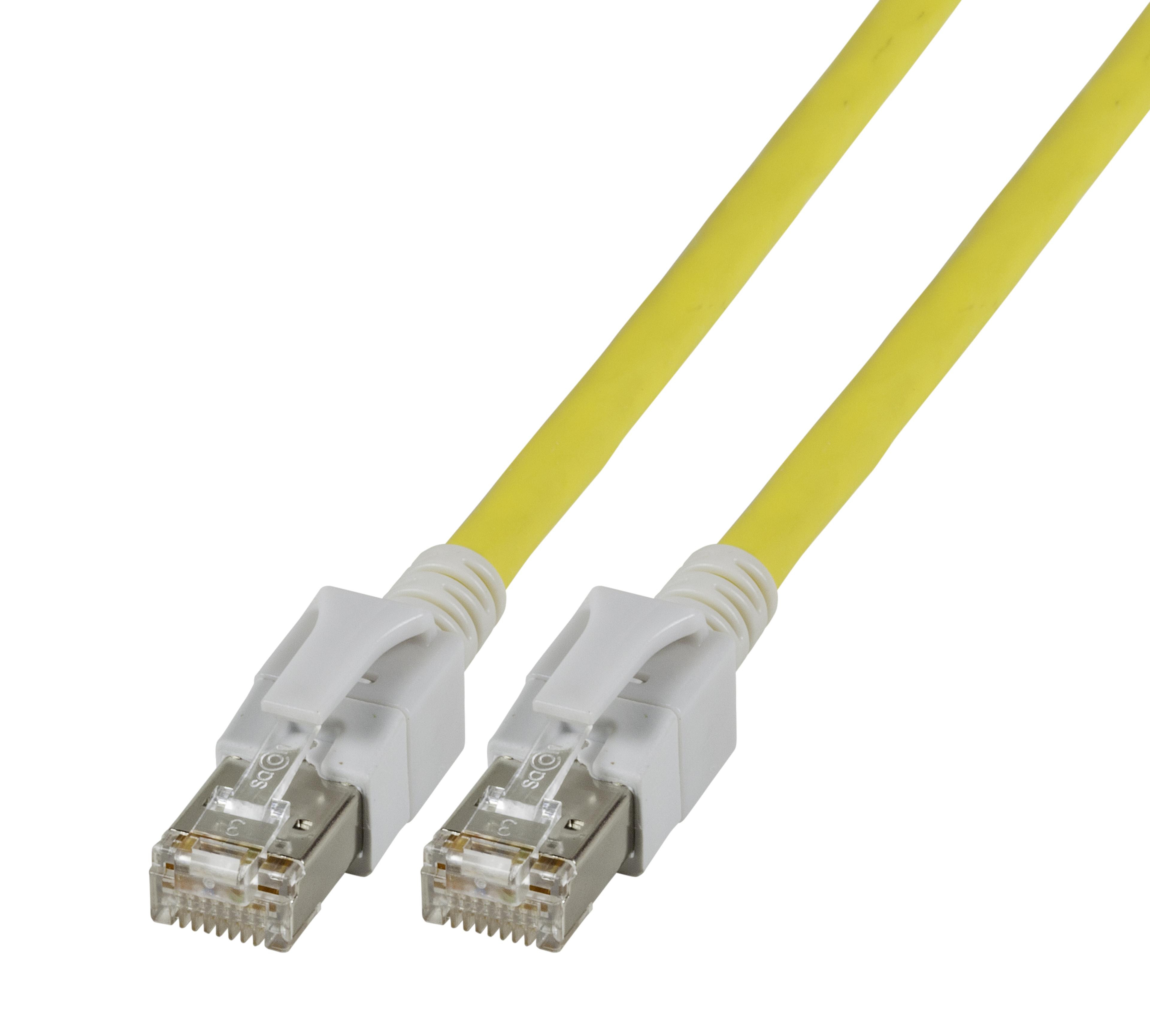 Patch Cable RJ45 S/FTP Cat6a LED 3m Yel
