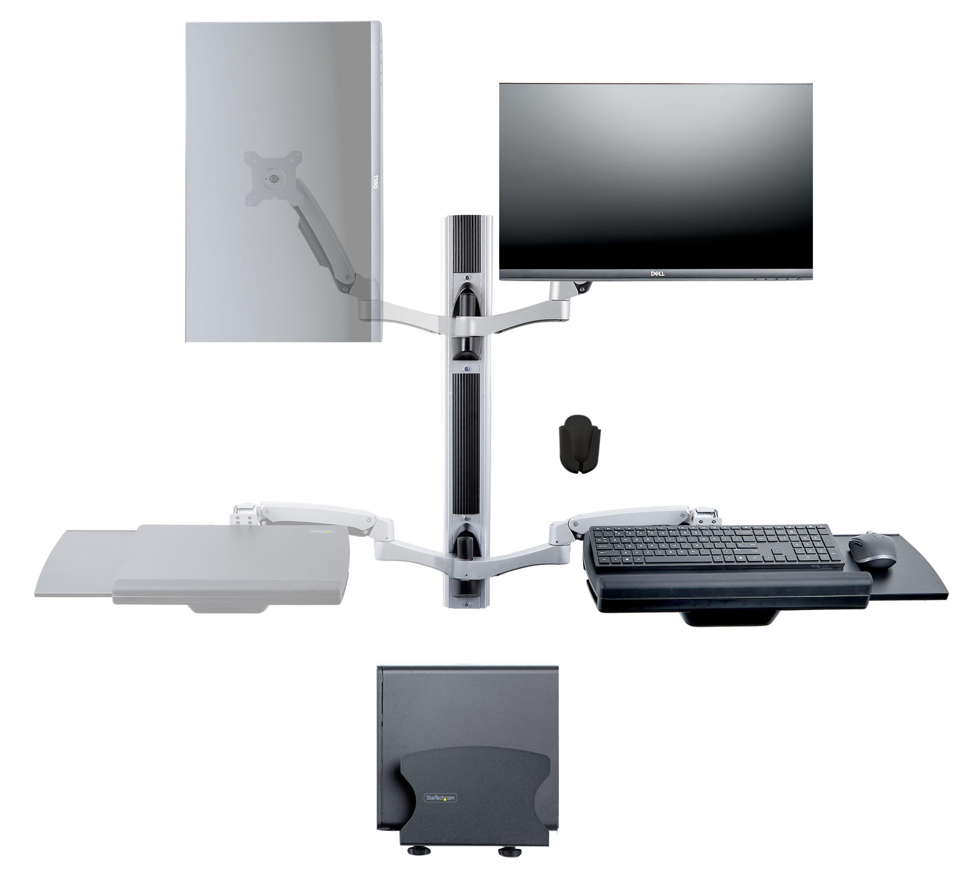 Poste trav mur StarT. 2PASTSC-WALL-MOUN