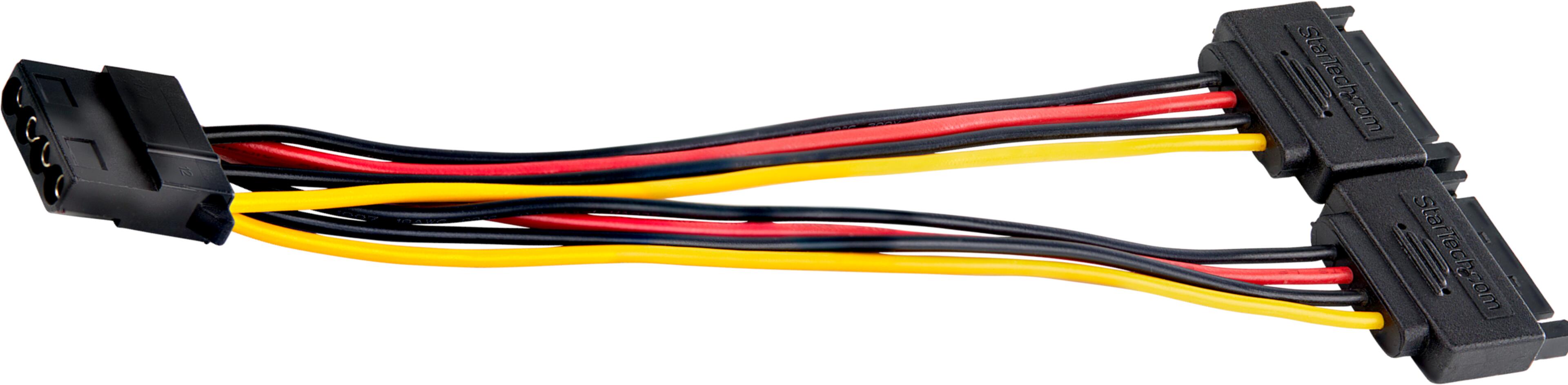 Power Adapter 2xSATA/m - 4-pin/f 0.15m