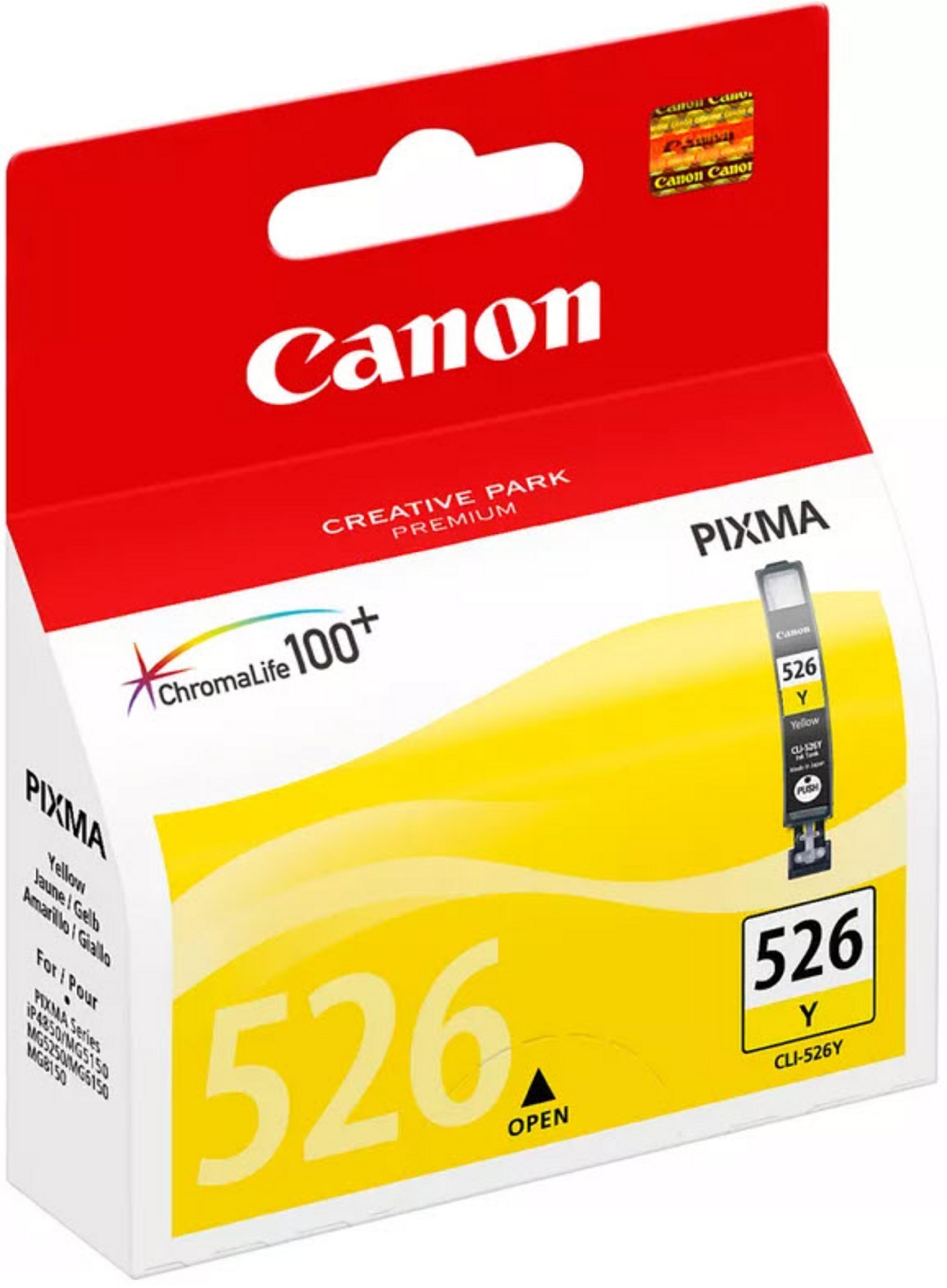 Encre Canon CLI-526Y, jaune