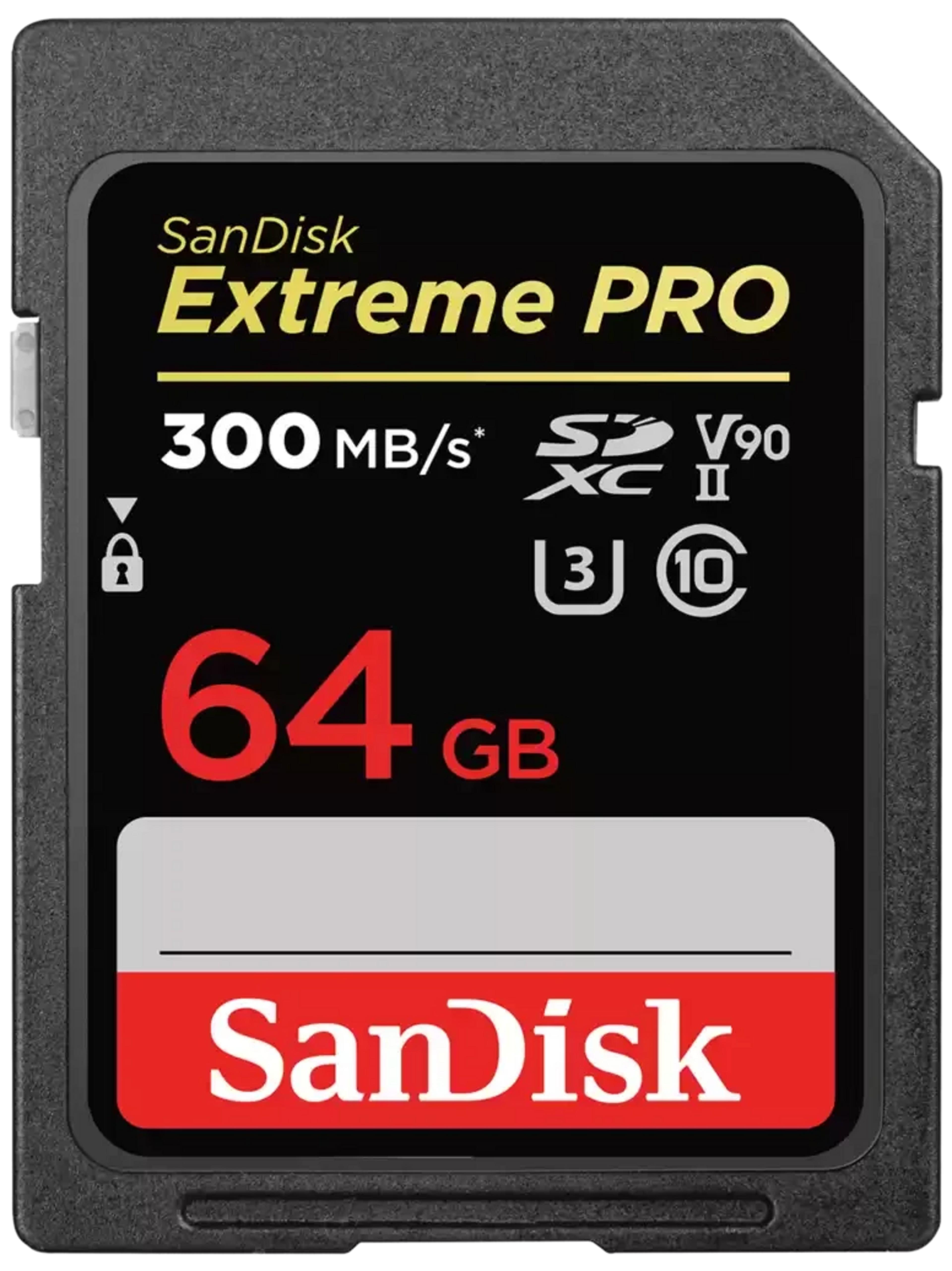 Carte UHS SDXC SanDisk Extreme Pro 64 Go