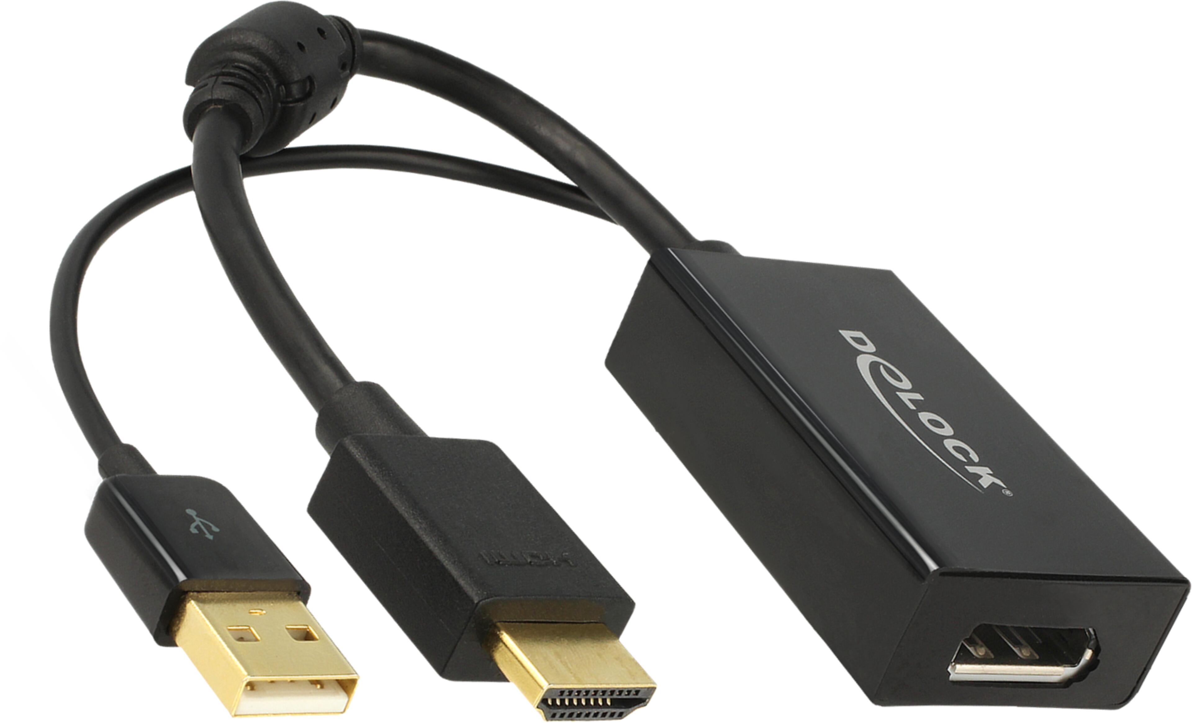 Convert. HDMI A m. vers DisplayPort f.