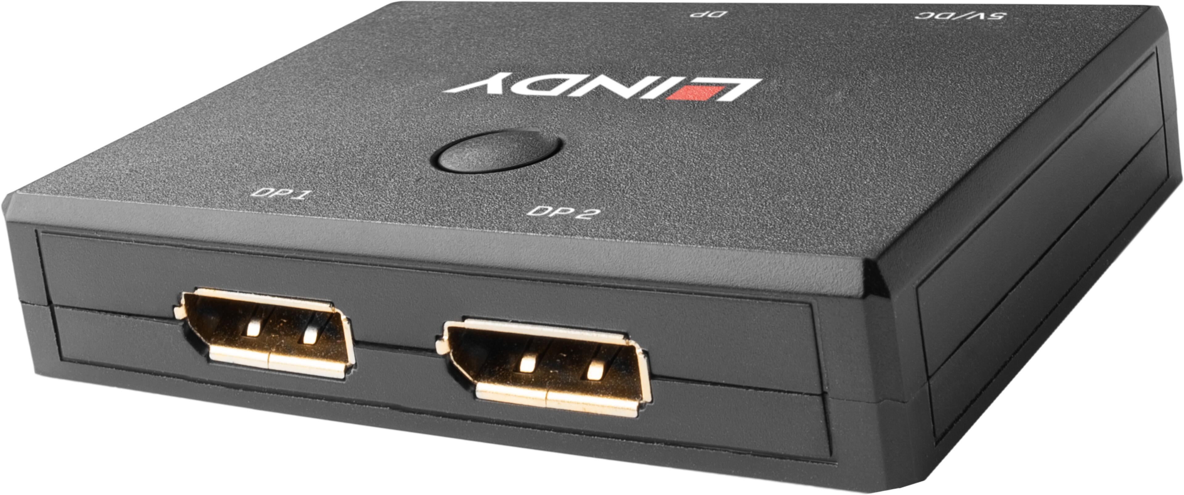 LINDY DisplayPort Splitter/Selector 1:2
