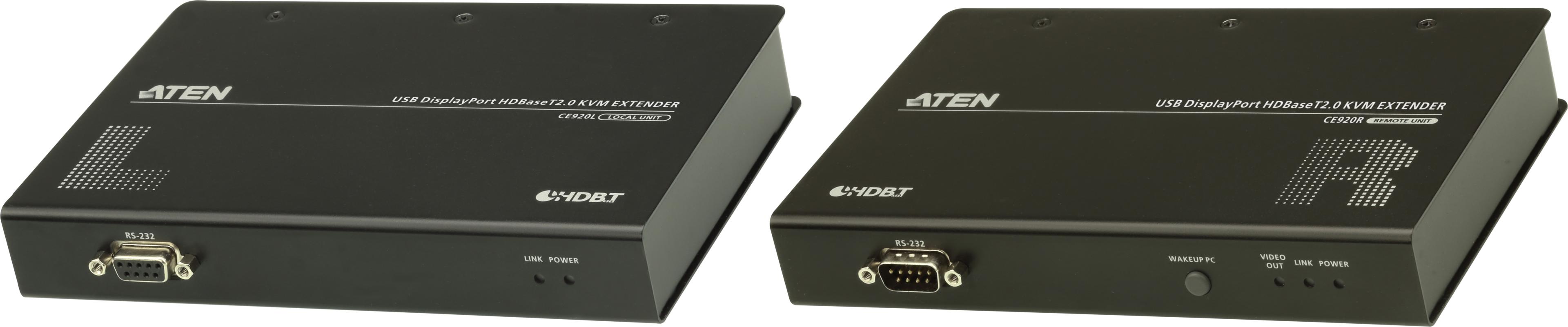 ATEN DP HDBaseT Cat6 KVM Extender 100m