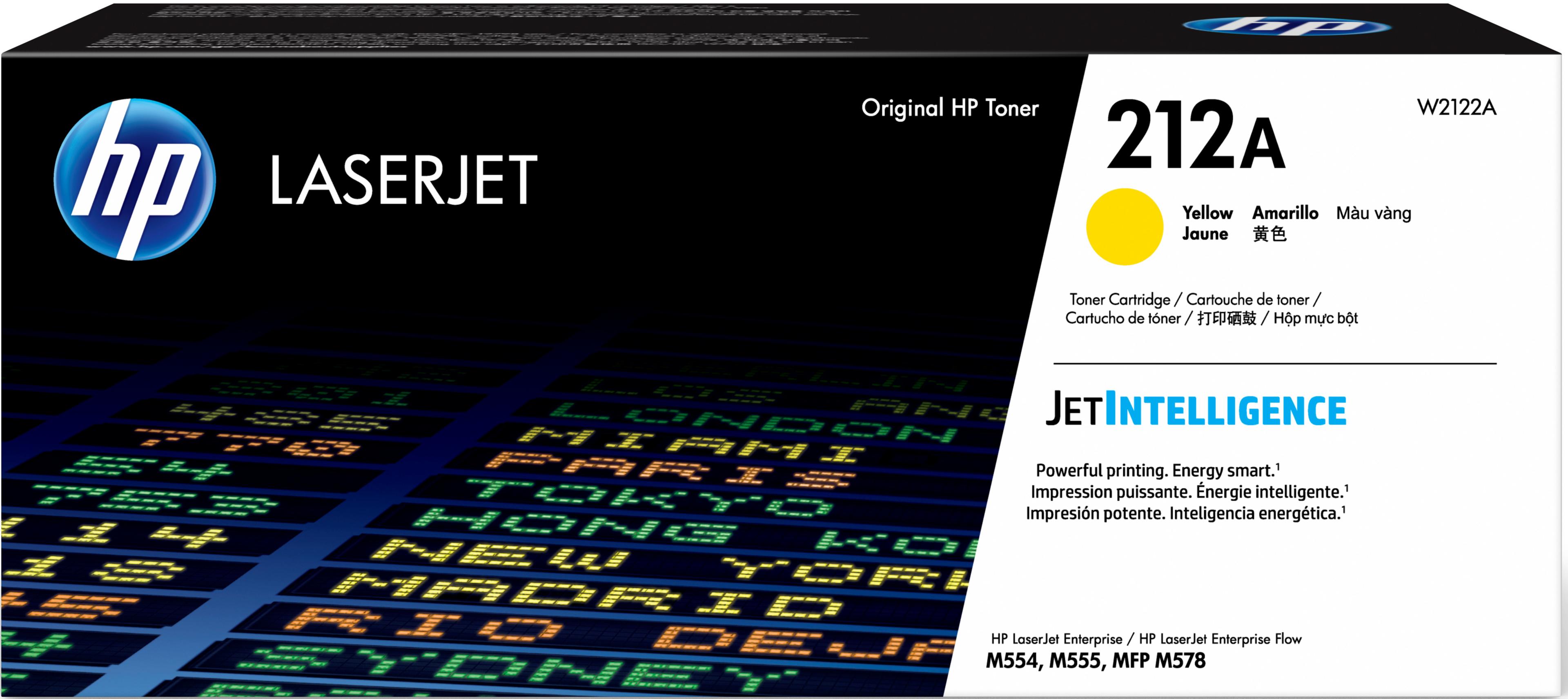 Toner HP 212A, jaune