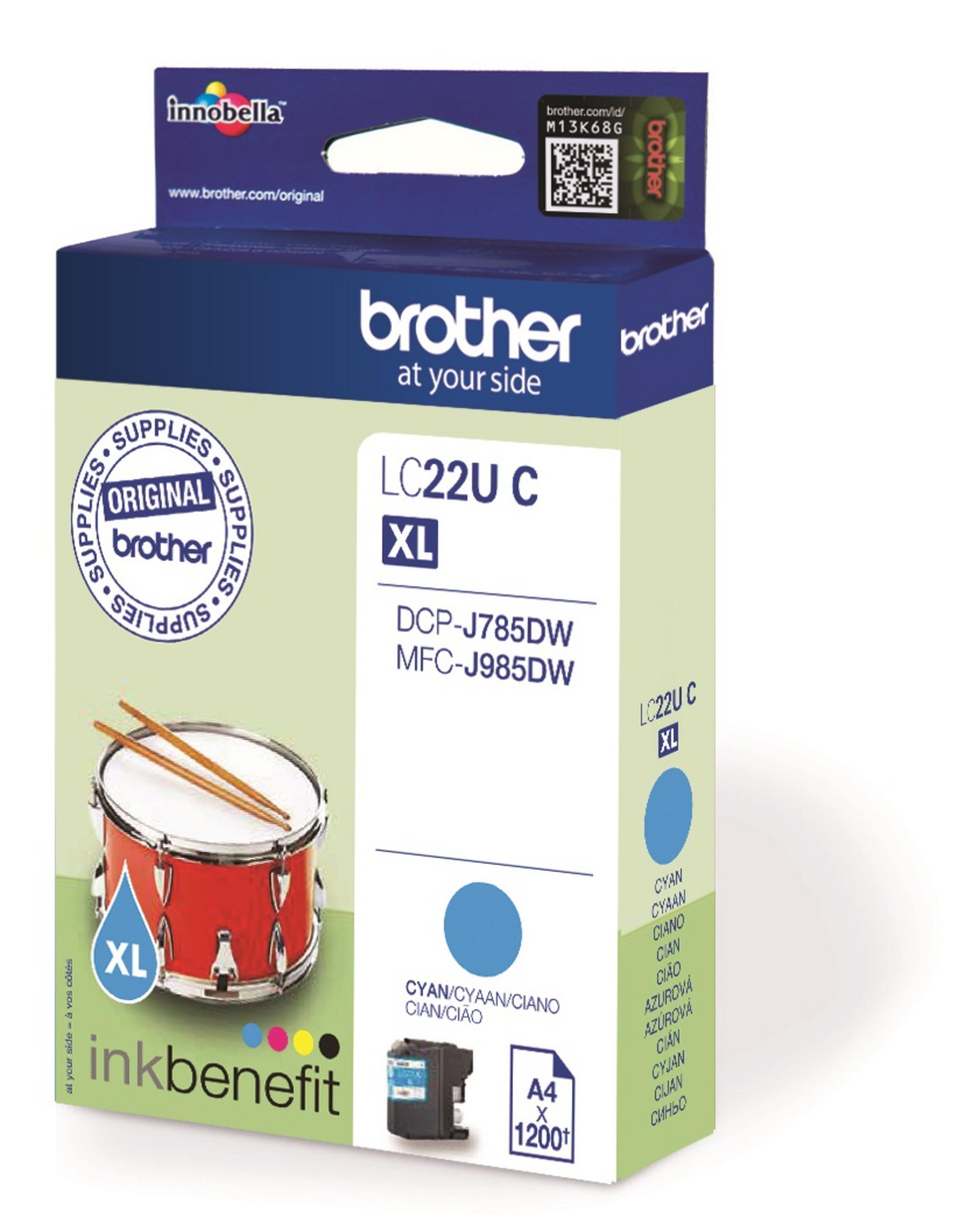 Brother LC-22UC Ink Cyan