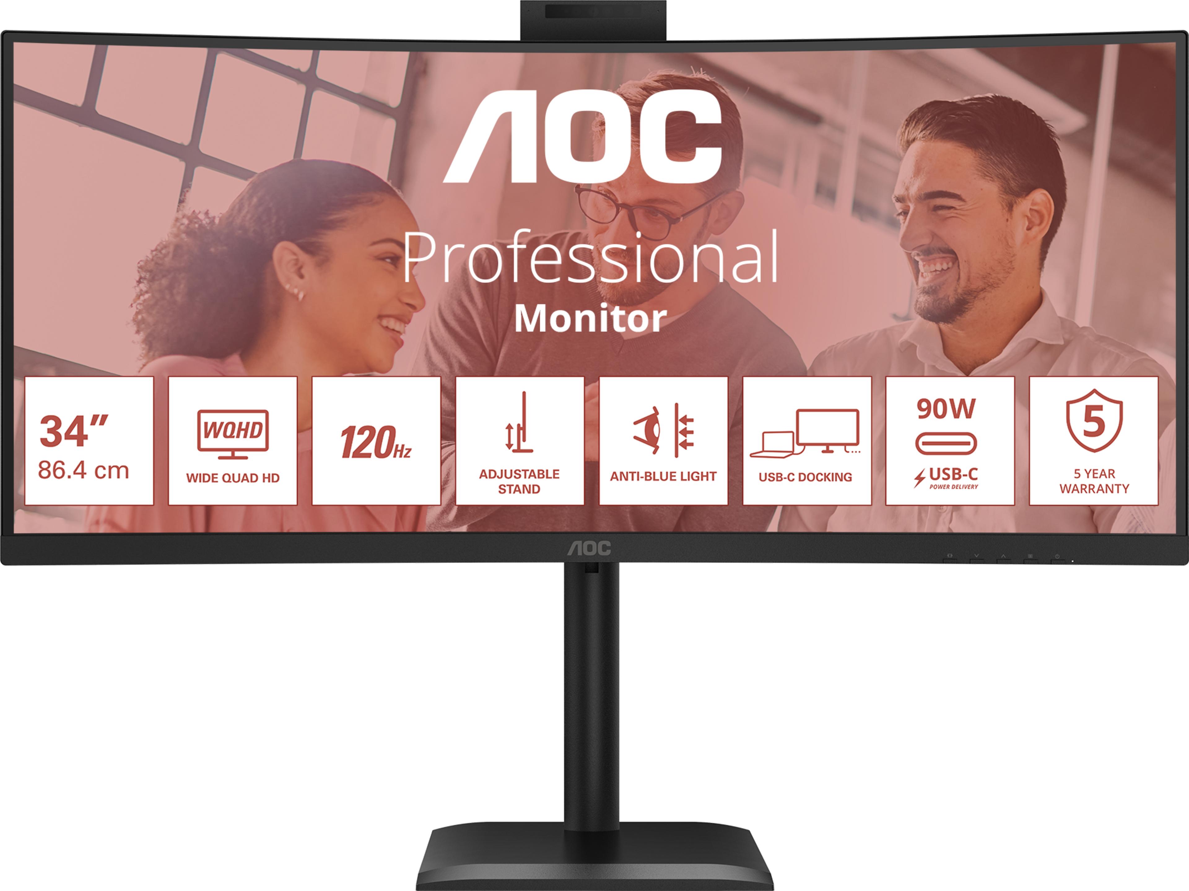 Monitor AOC CU34E4CW Curved