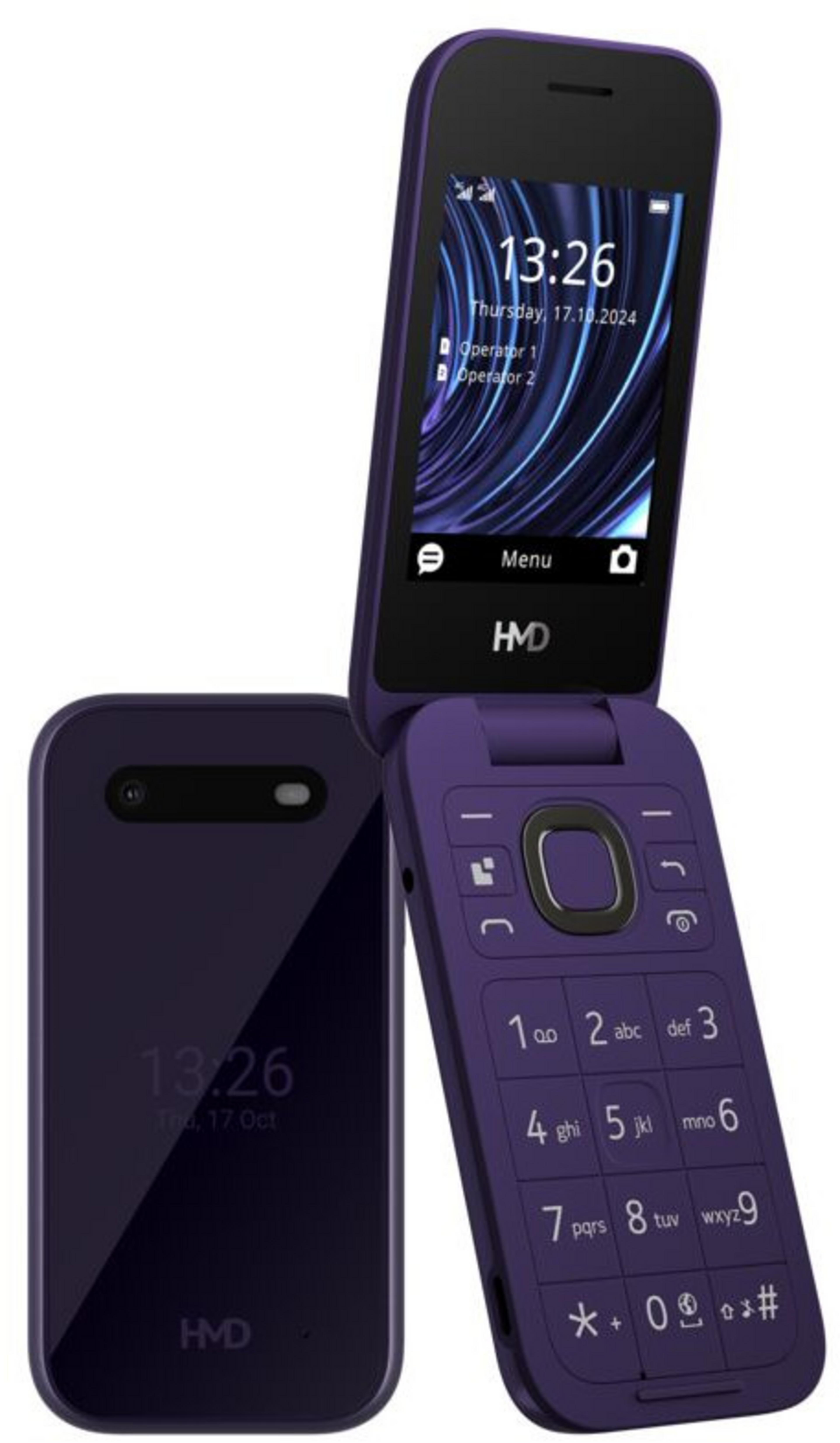 HMD 2660 Flip Mobiltelefon purple