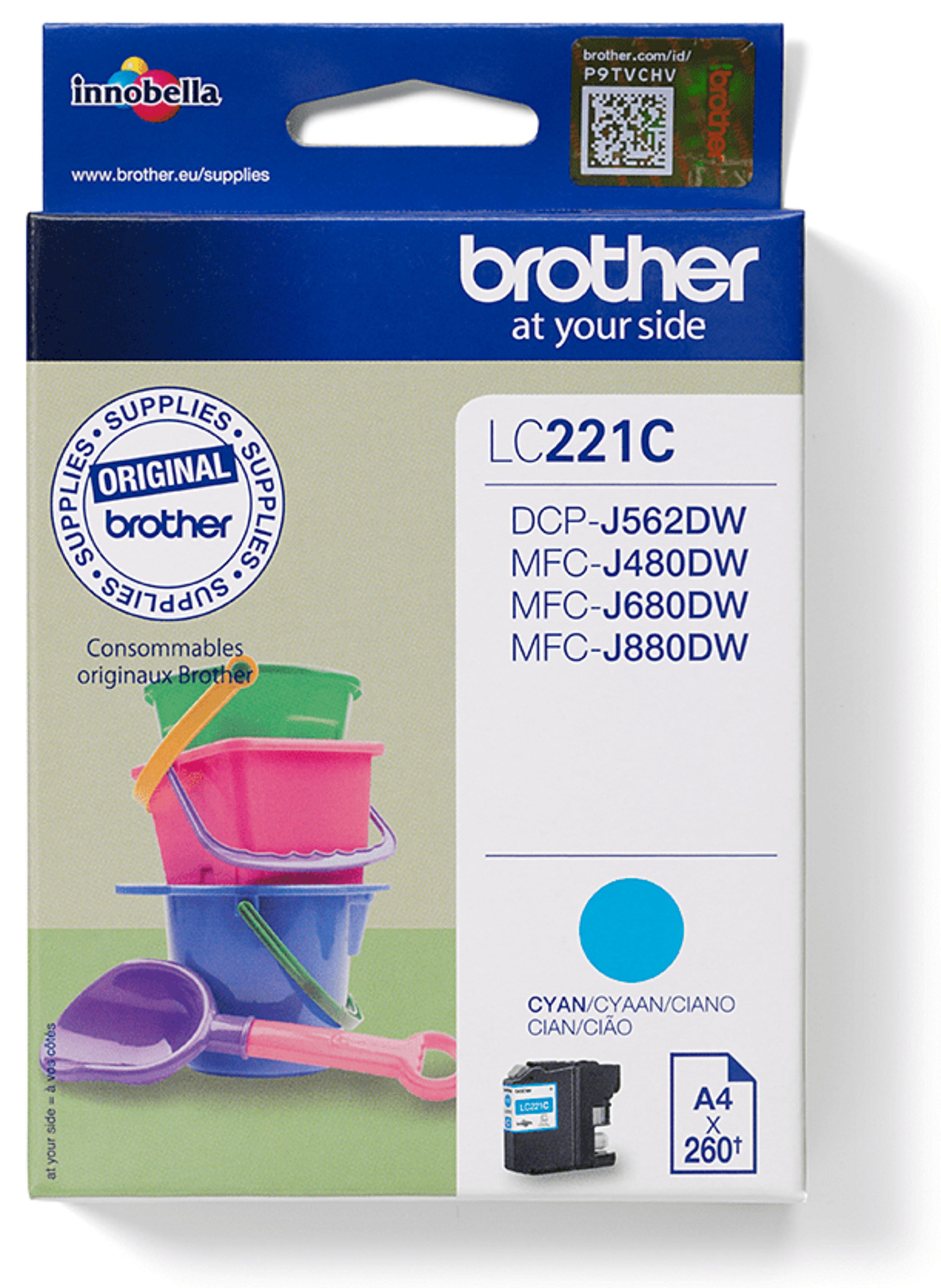Brother LC-221C Ink Cyan