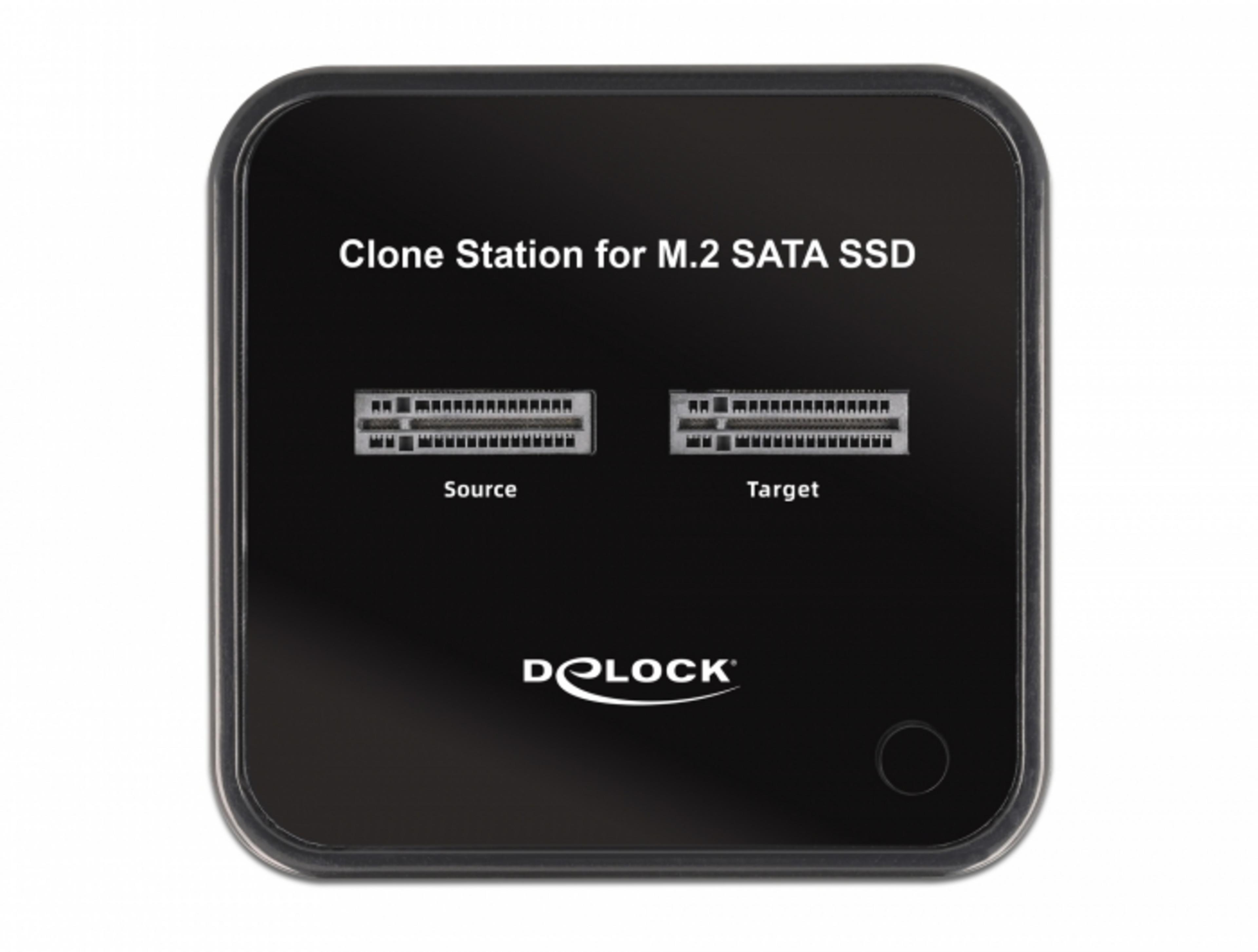 Delock 2x SSD M.2 SATA Dock & Duplicator