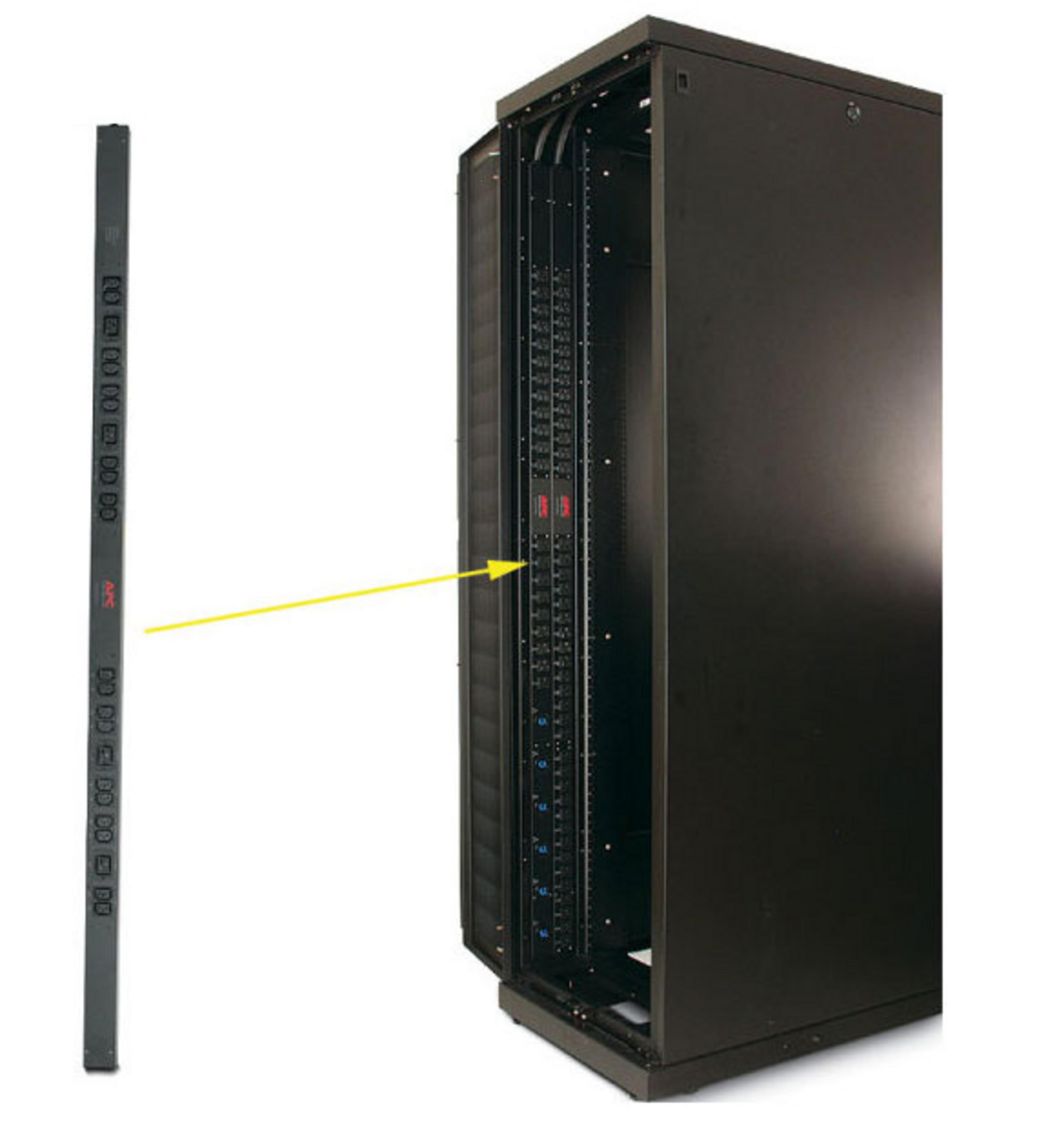 APC metered PDU, 1ph 16A IEC309