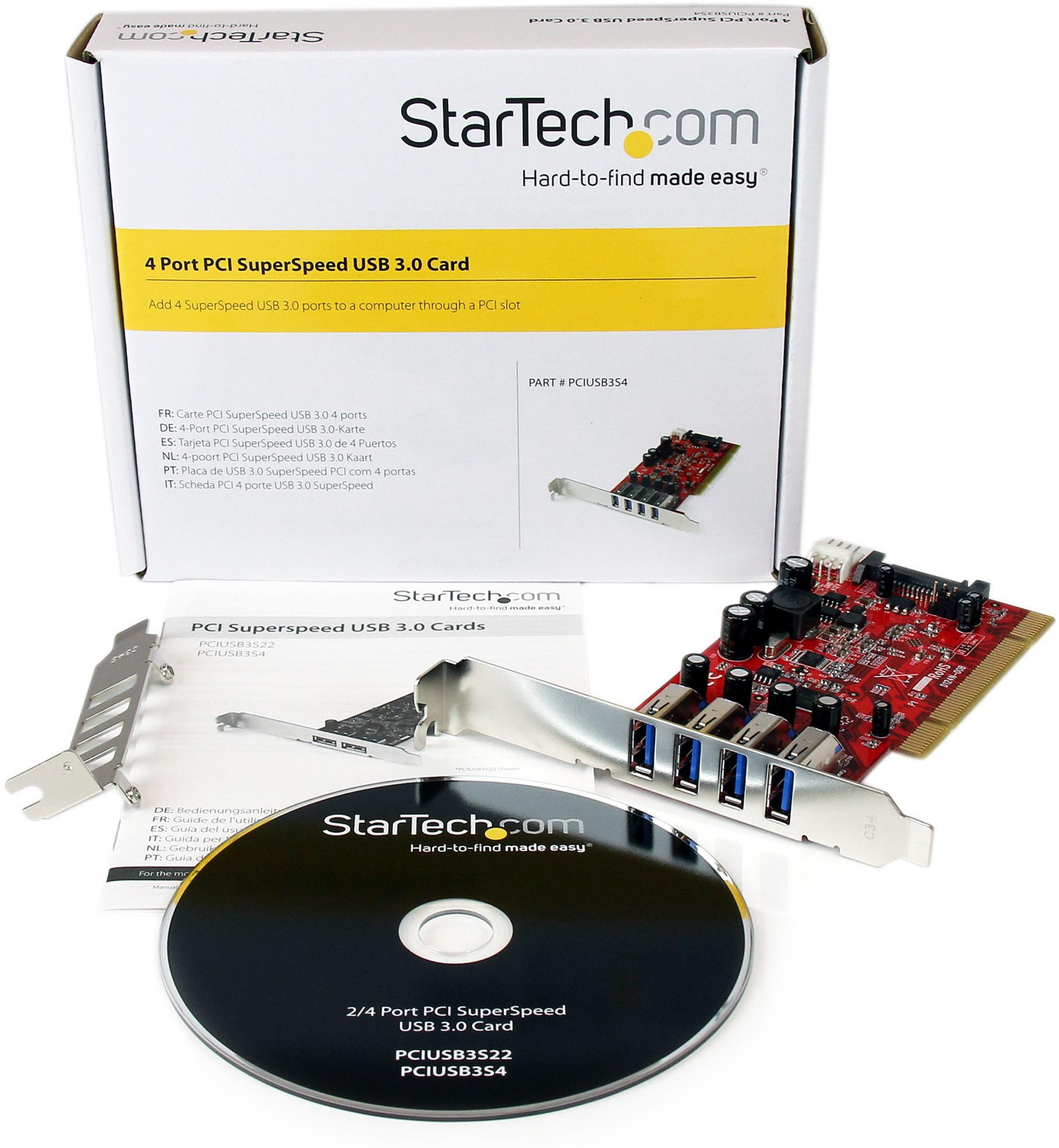 StarTech 4-Port USB3.0 PCI Schnittstelle