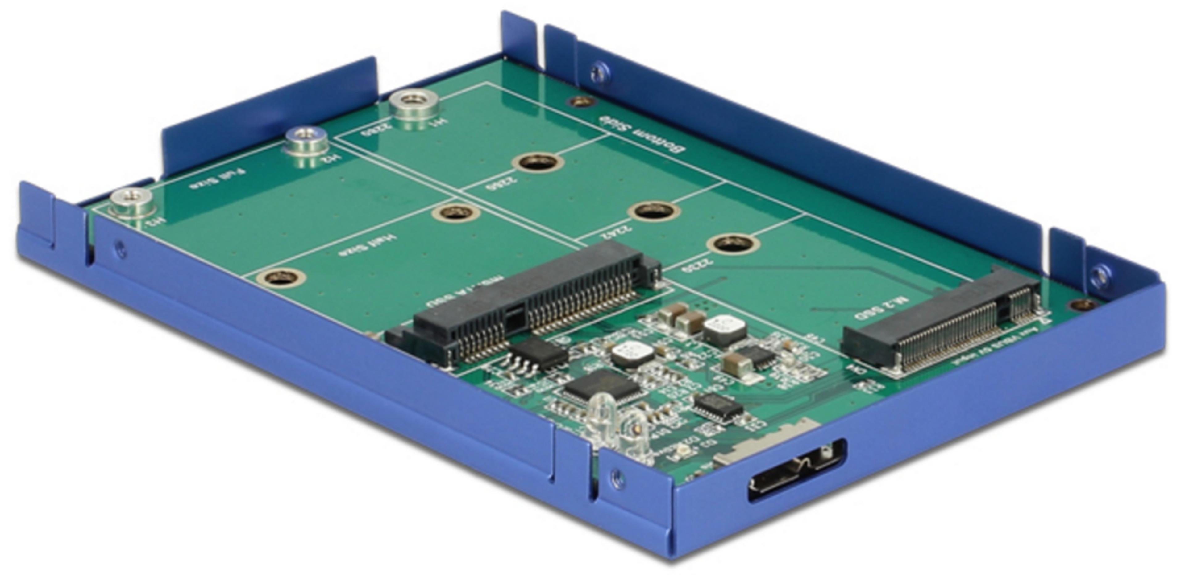 Delock USB 3.1 MicroB Buchse - M.2 mSATA