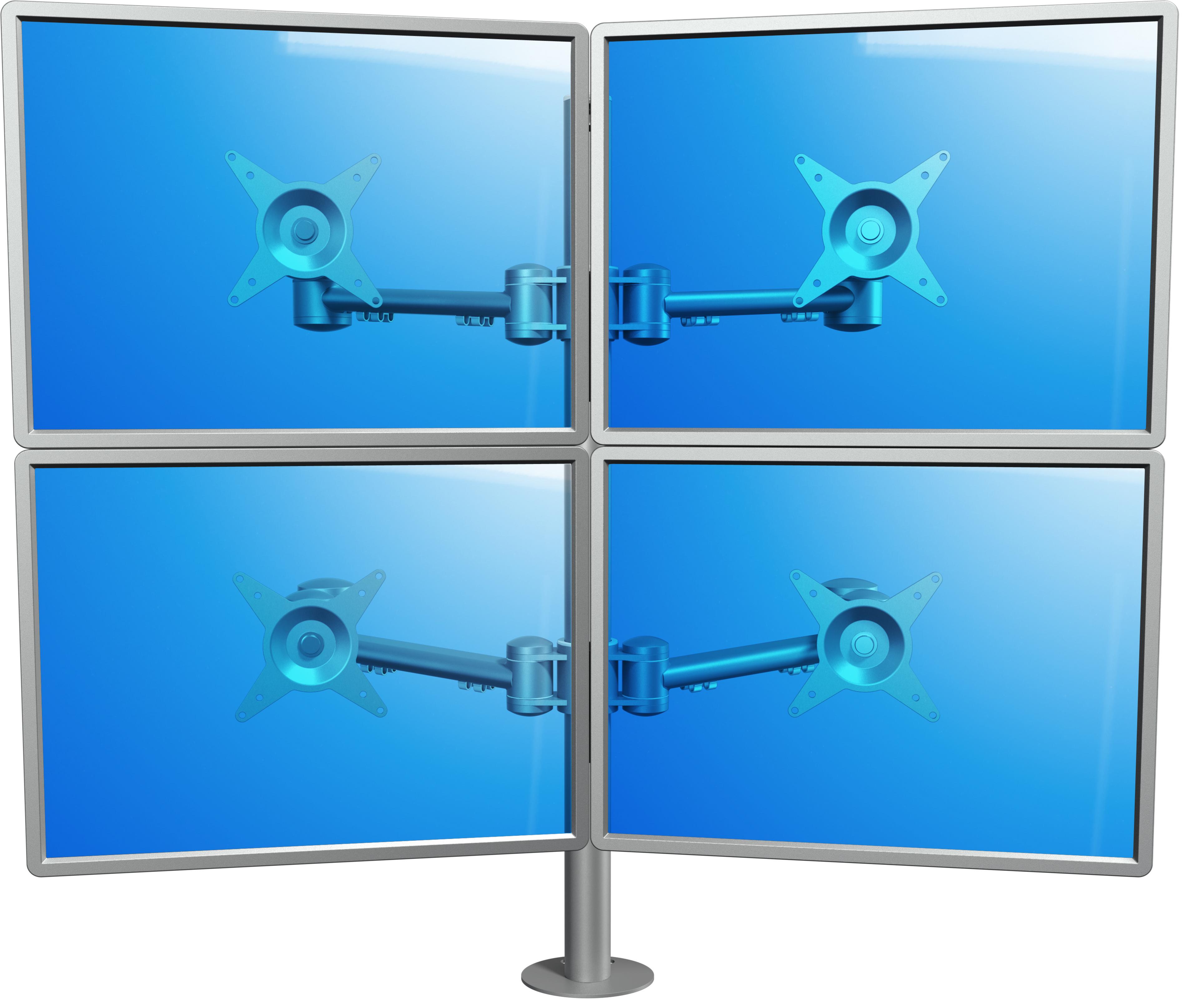 Dataflex Viewmate Quattro Tischhalterung