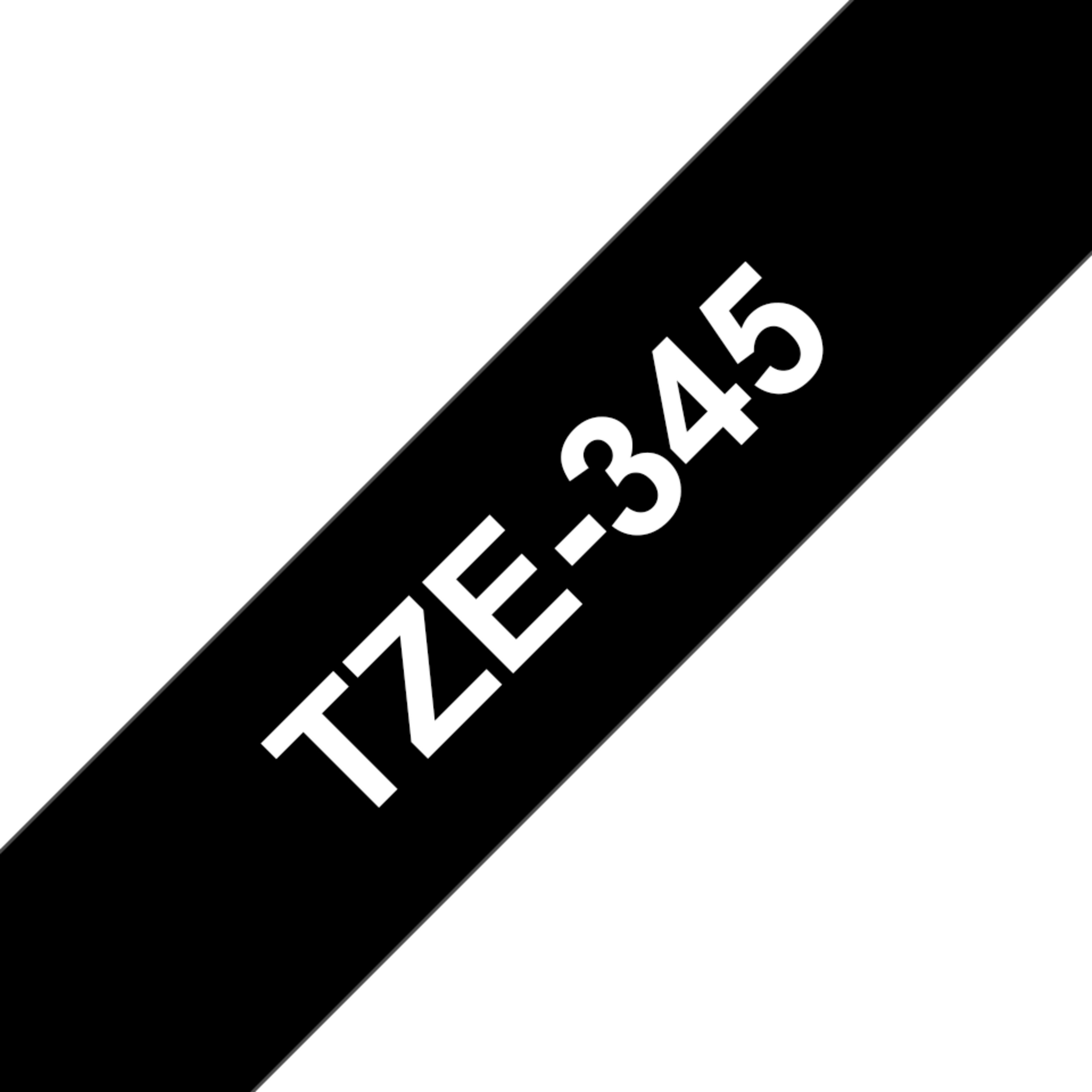 Brother TZe-345 18mmx8m Label Tape Black