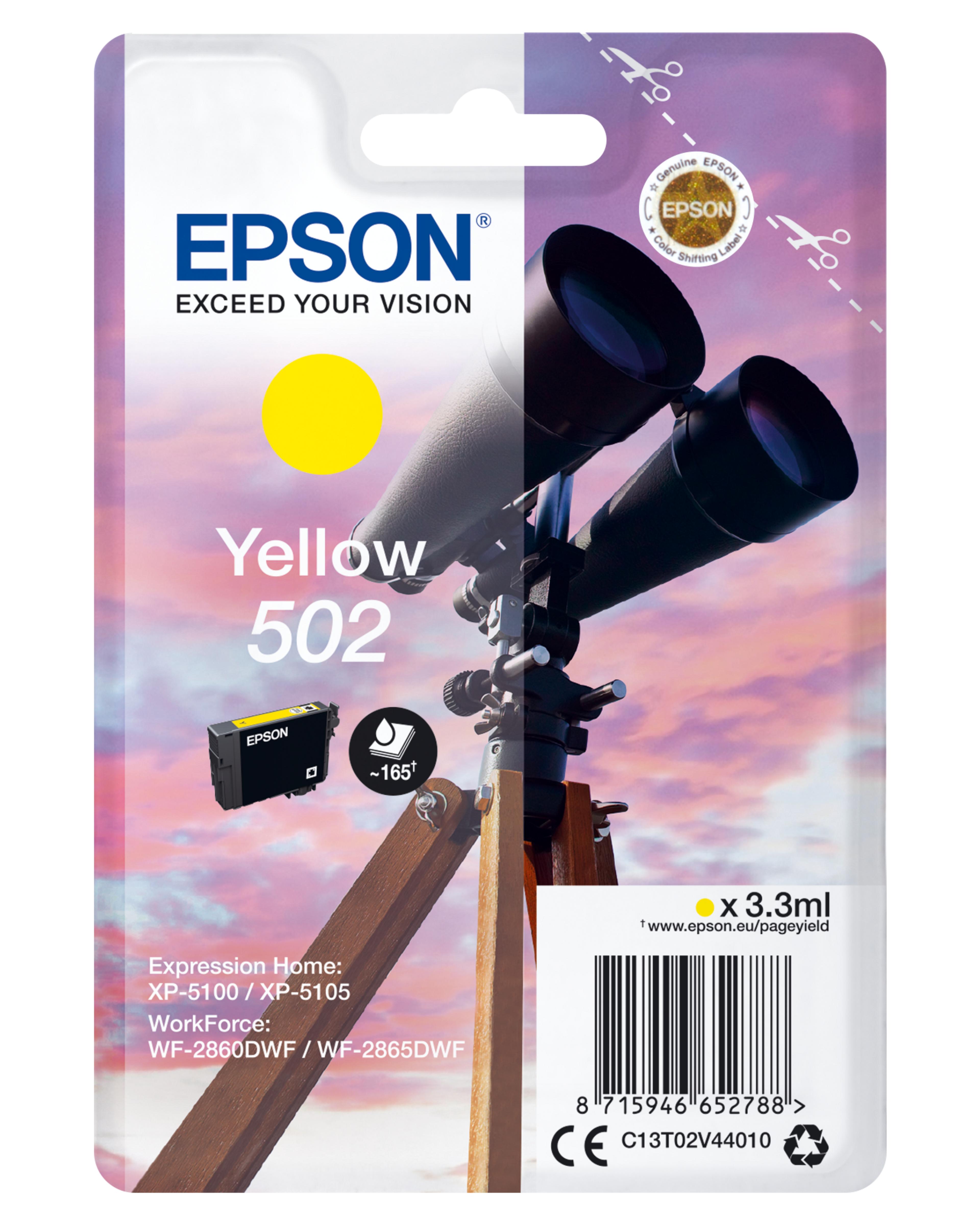 Epson 502 Ink Yellow