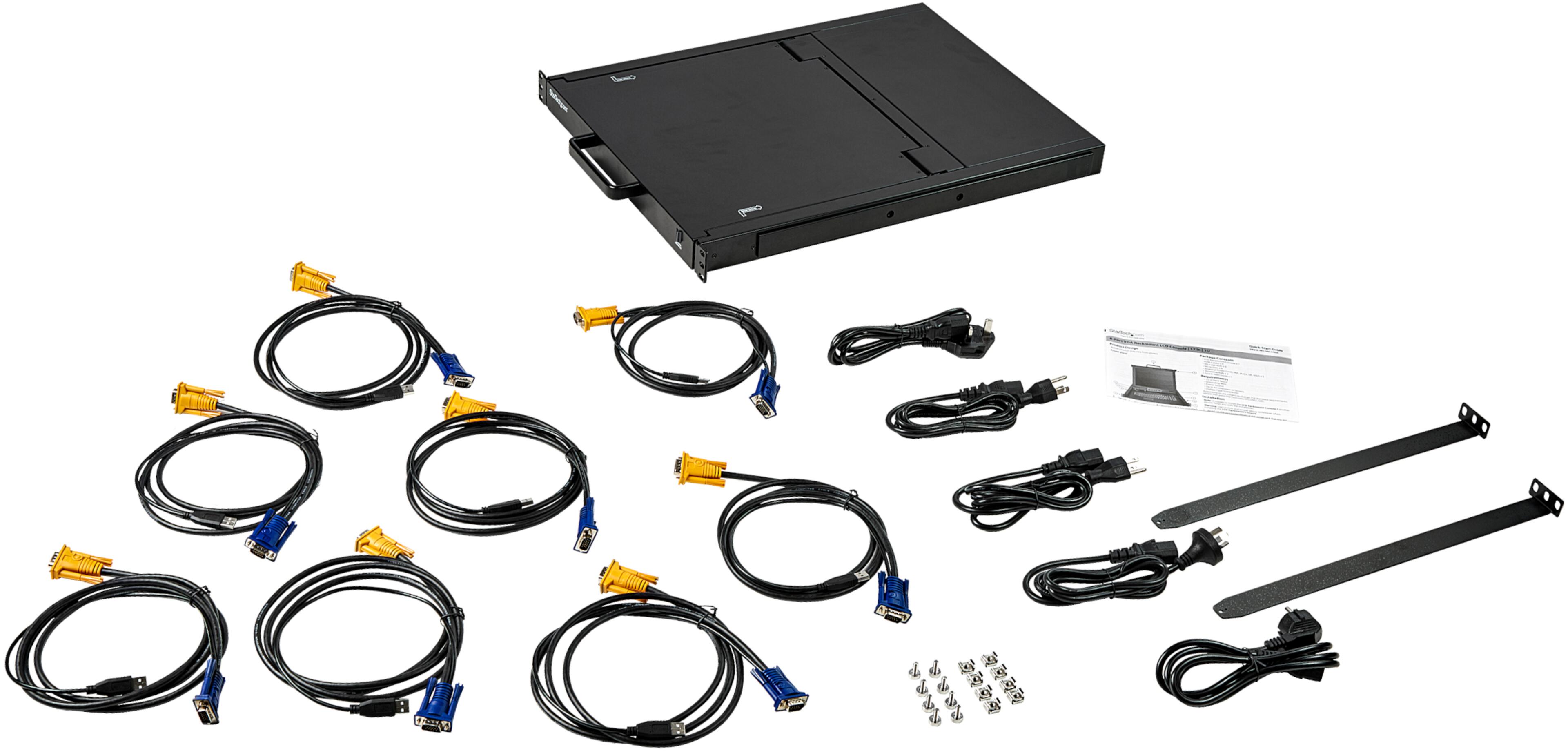 StarTech LCD Console 43.2cm (17") 8port