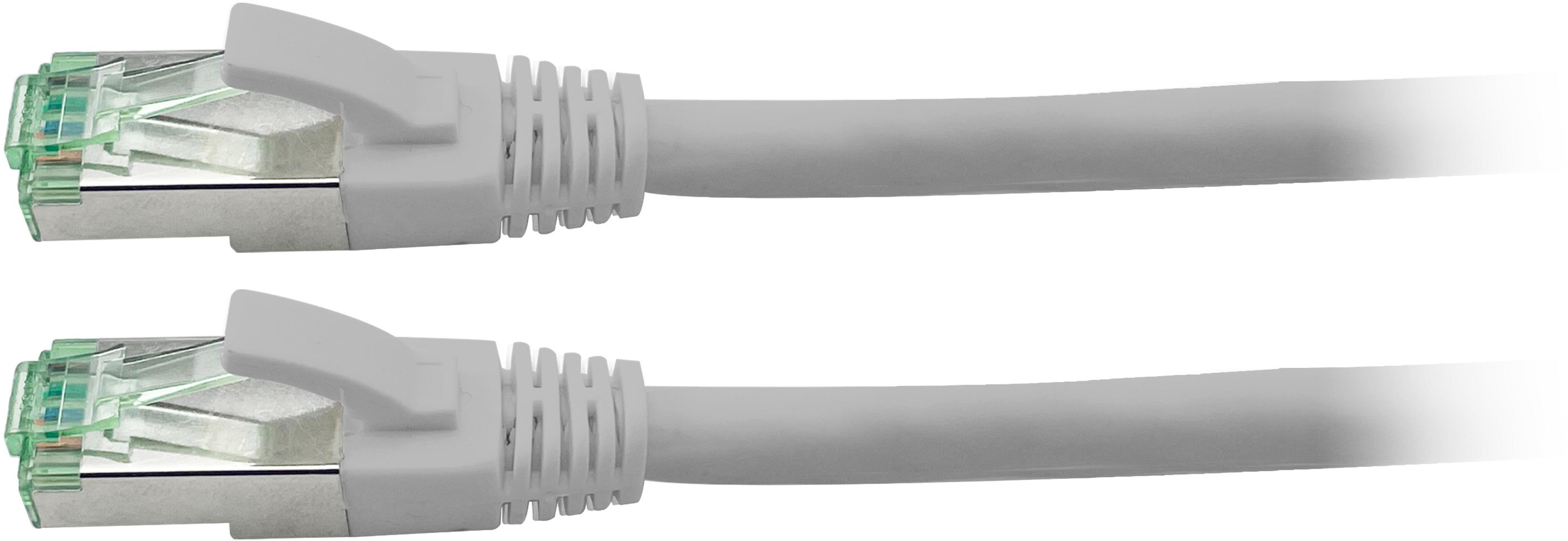 GRS Patchkabel RJ45 S/FTP Cat6a 0,5 m gr
