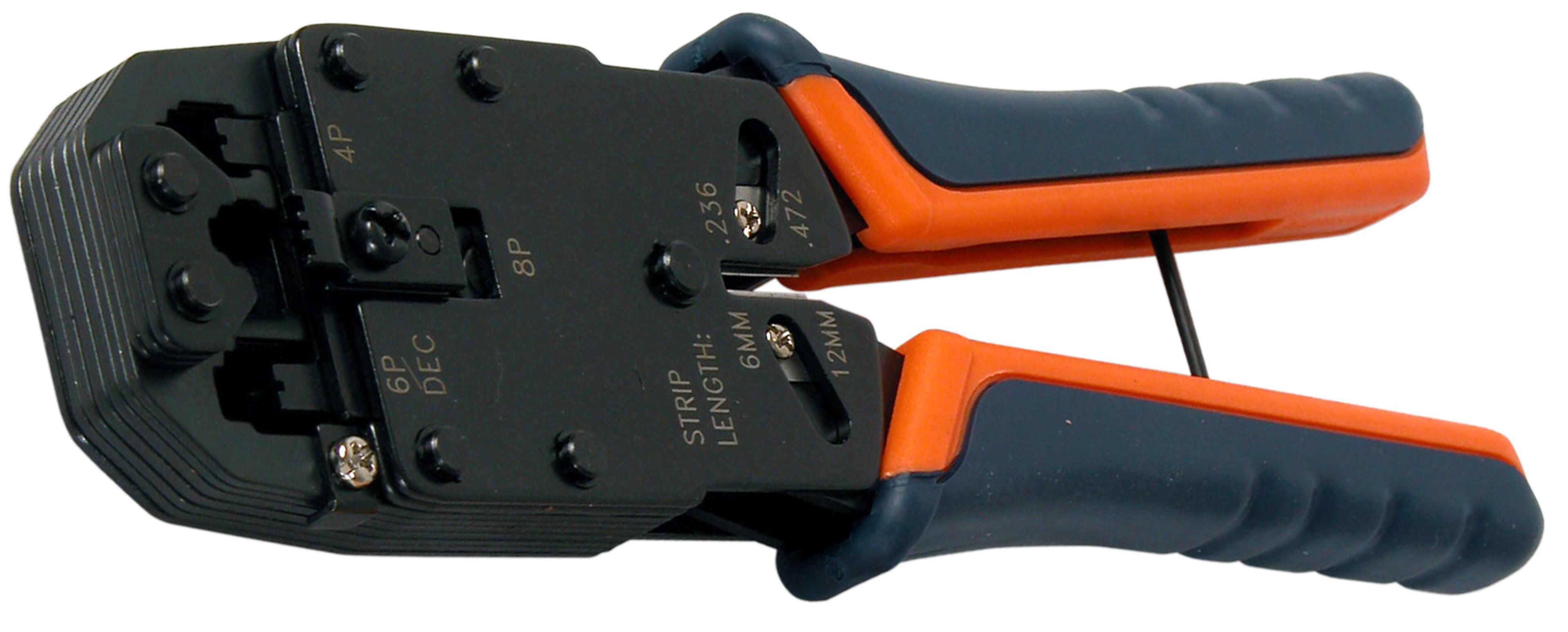 Crimping Tool f. Modular RJ10/11/12/45