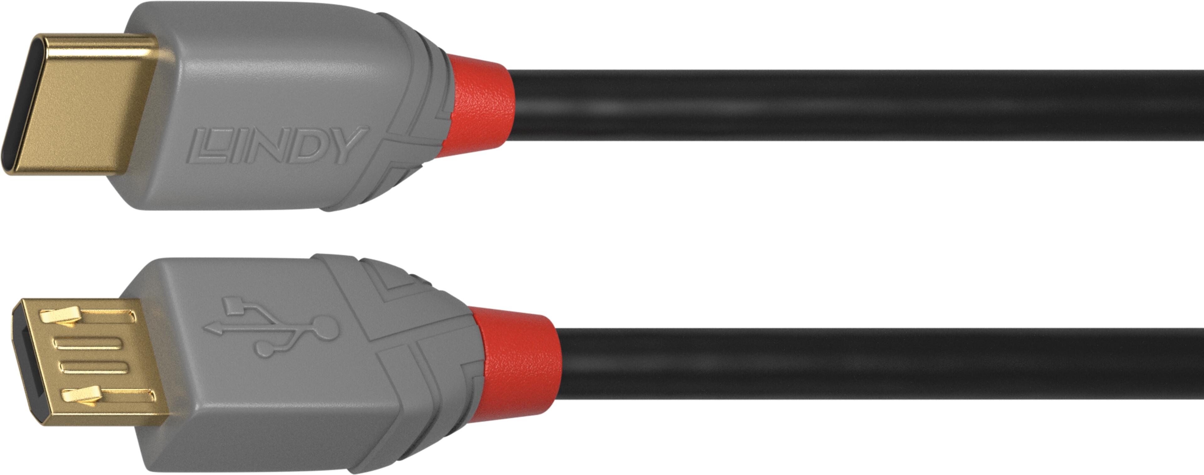 LINDY USB Type-C - Micro-B Cable 1m