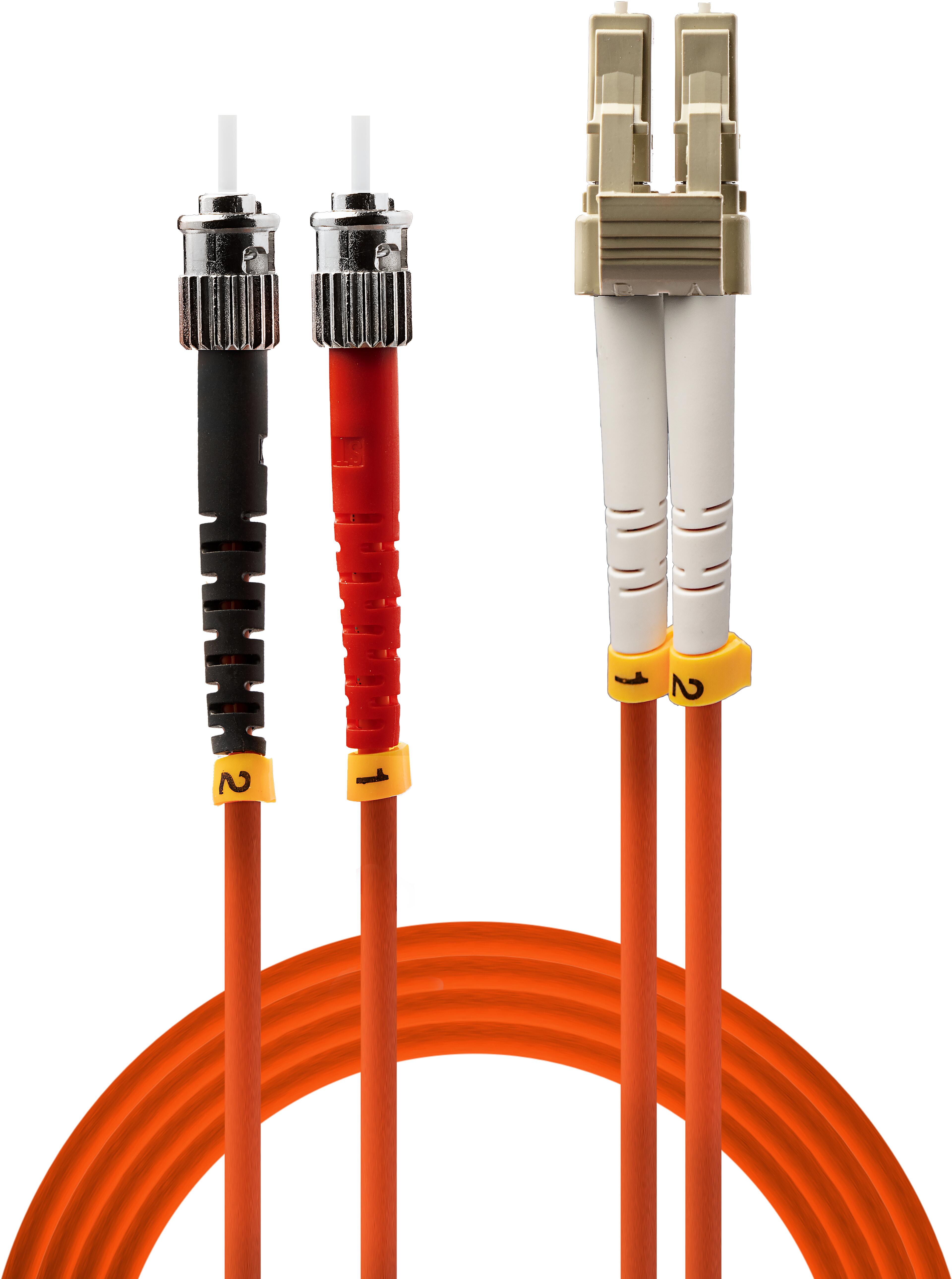 FO Duplex Patch Cable LC-ST 50/125µ 3m