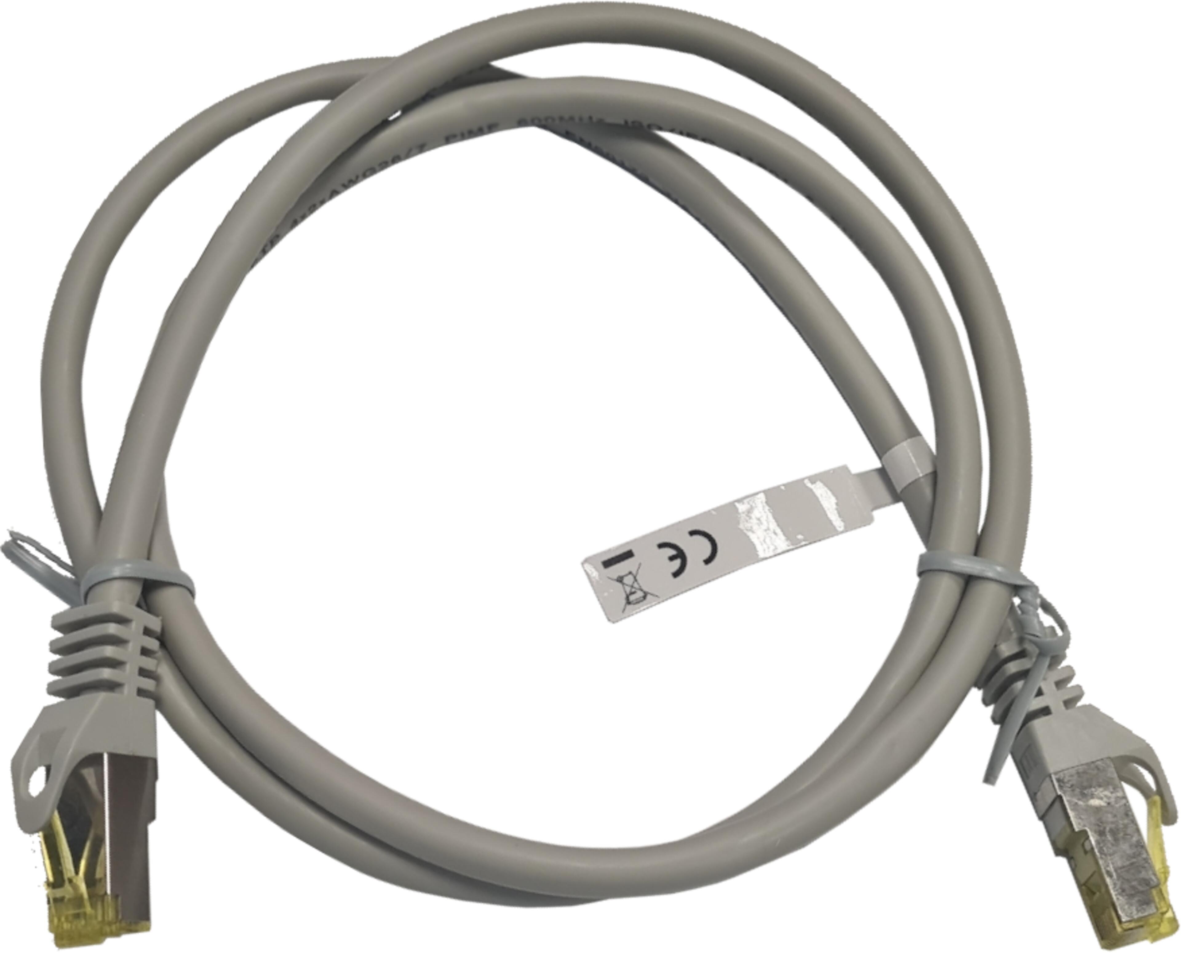 Patchkabel RJ45 S/FTP Cat6a 10 m grau