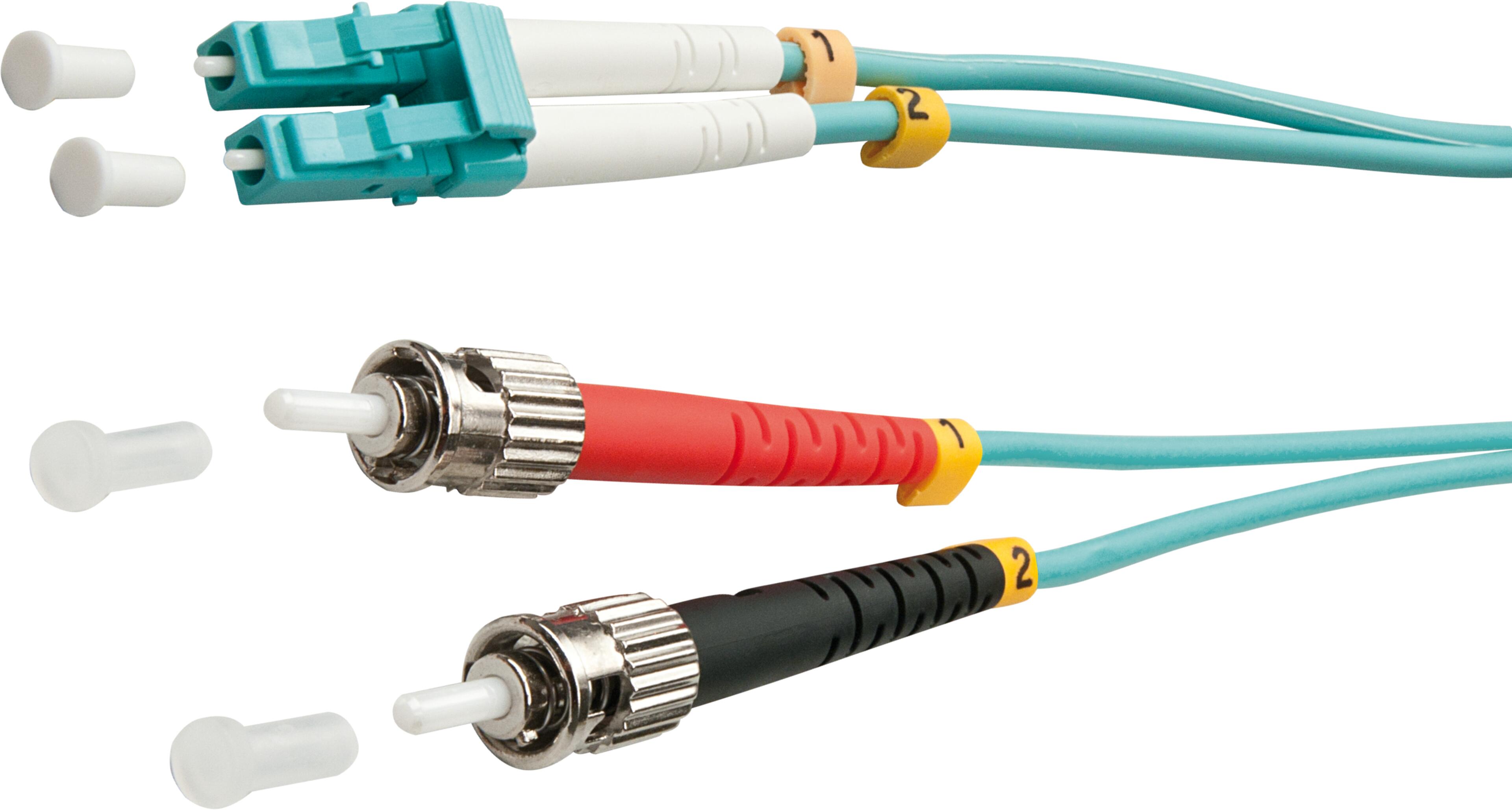 FO Duplex Patch Cable LC-ST 50/125µ 5m
