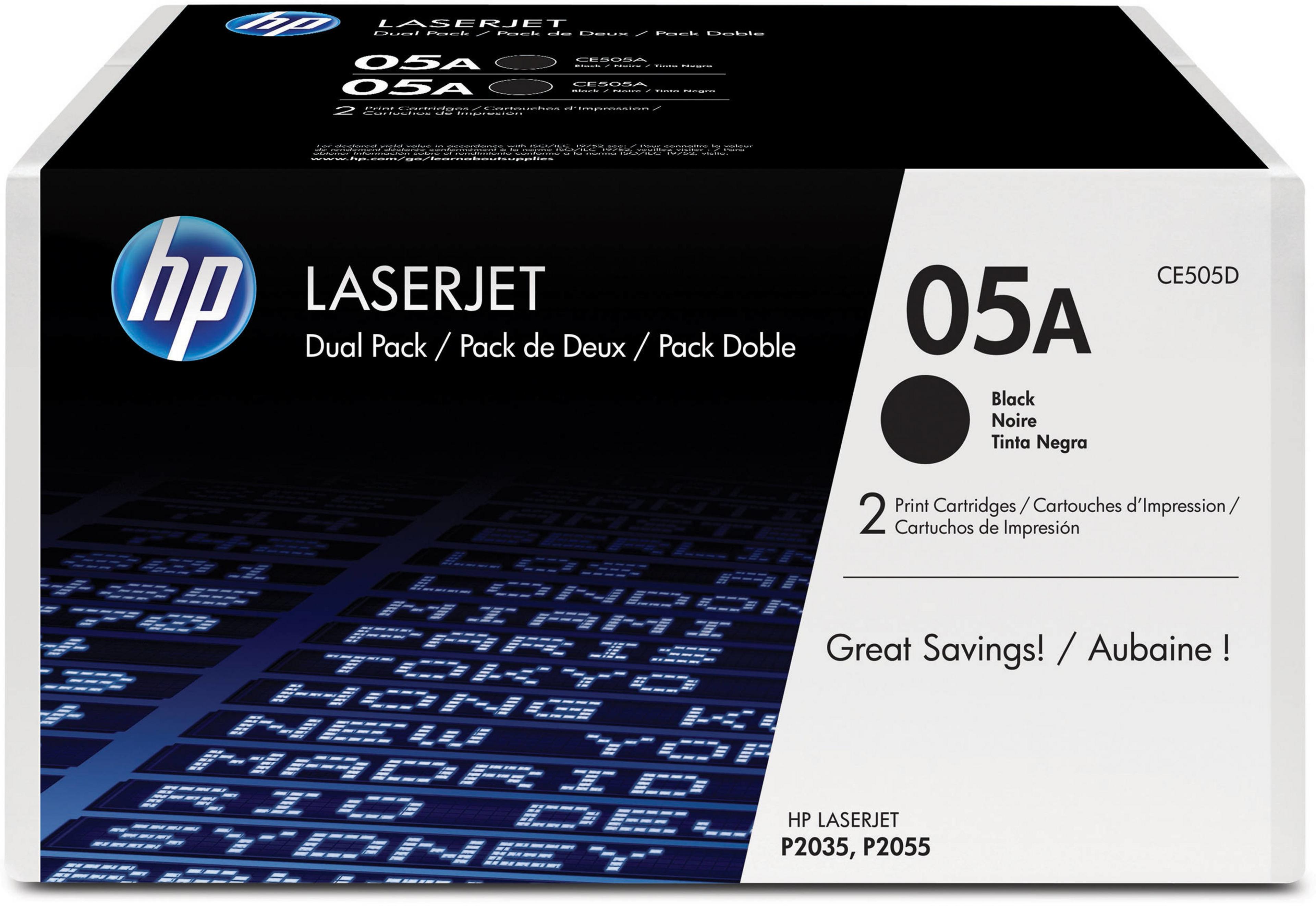 HP 05A Toner schwarz 2-Pack