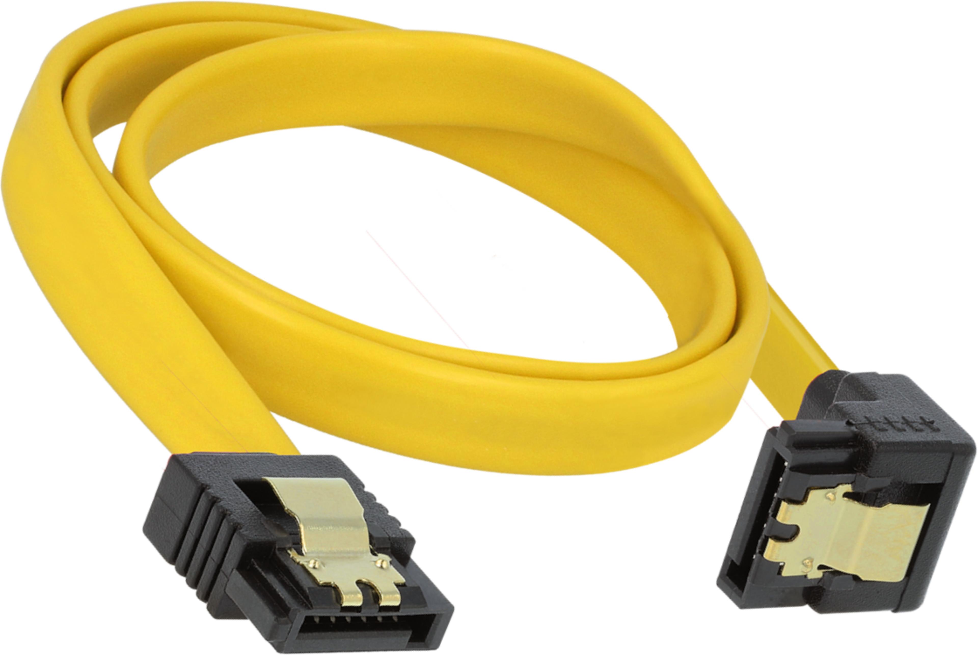 Cable SATA Ma-Ma 90° Down 0.5m