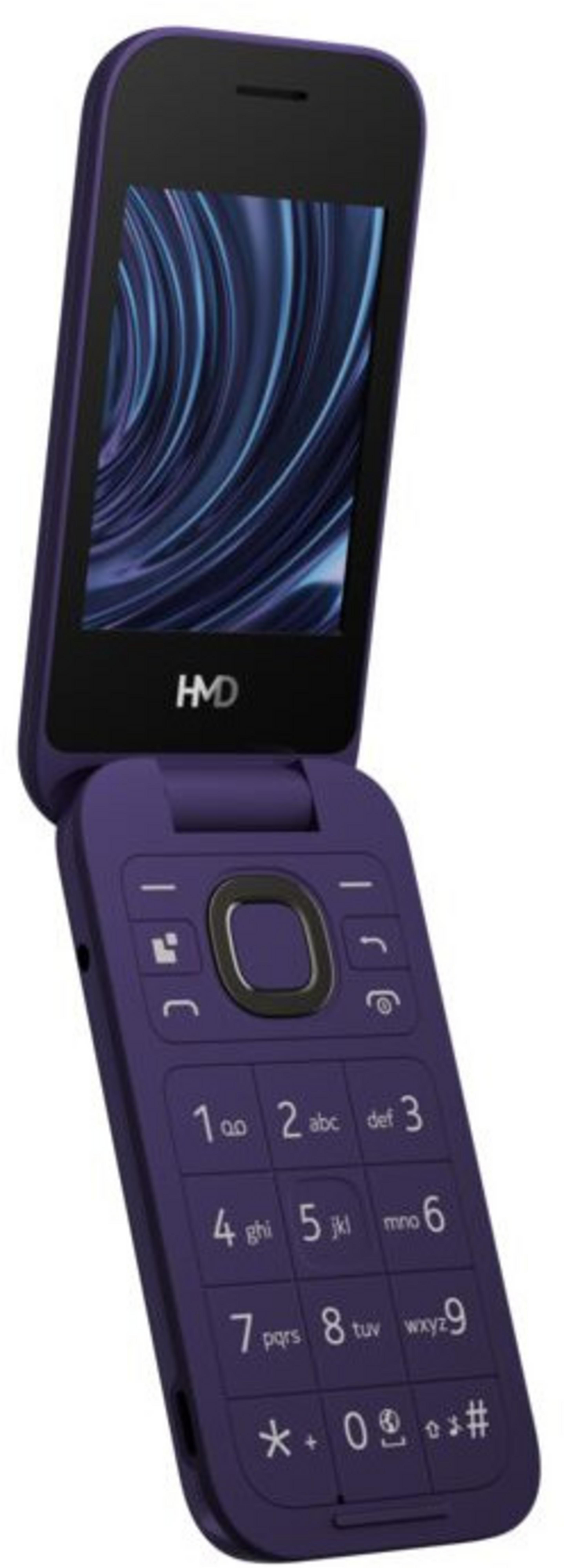 HMD 2660 Flip Mobiltelefon purple
