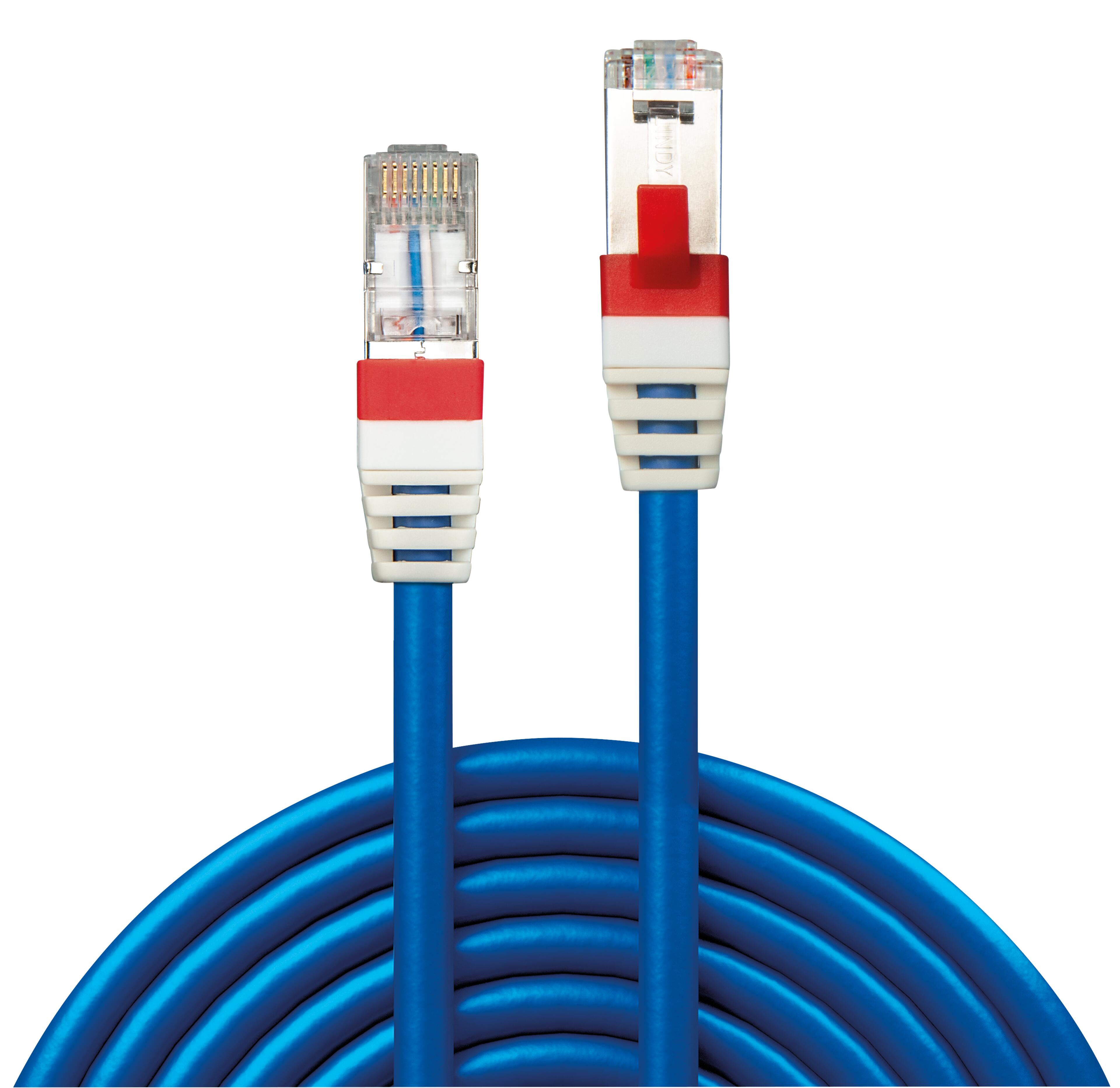 Patch Cable RJ45 S/FTP Cat6a 20m Blue