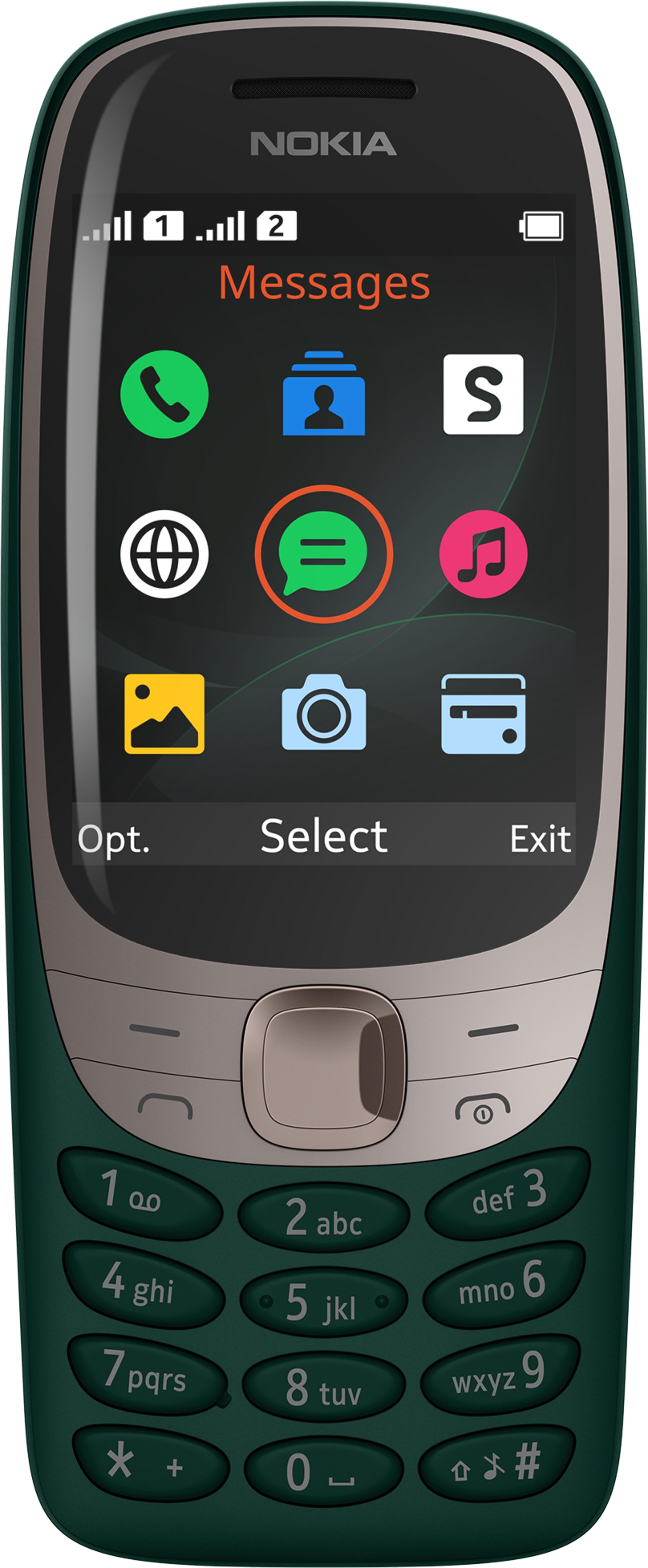 Nokia 6310 Mobiltelefon grün