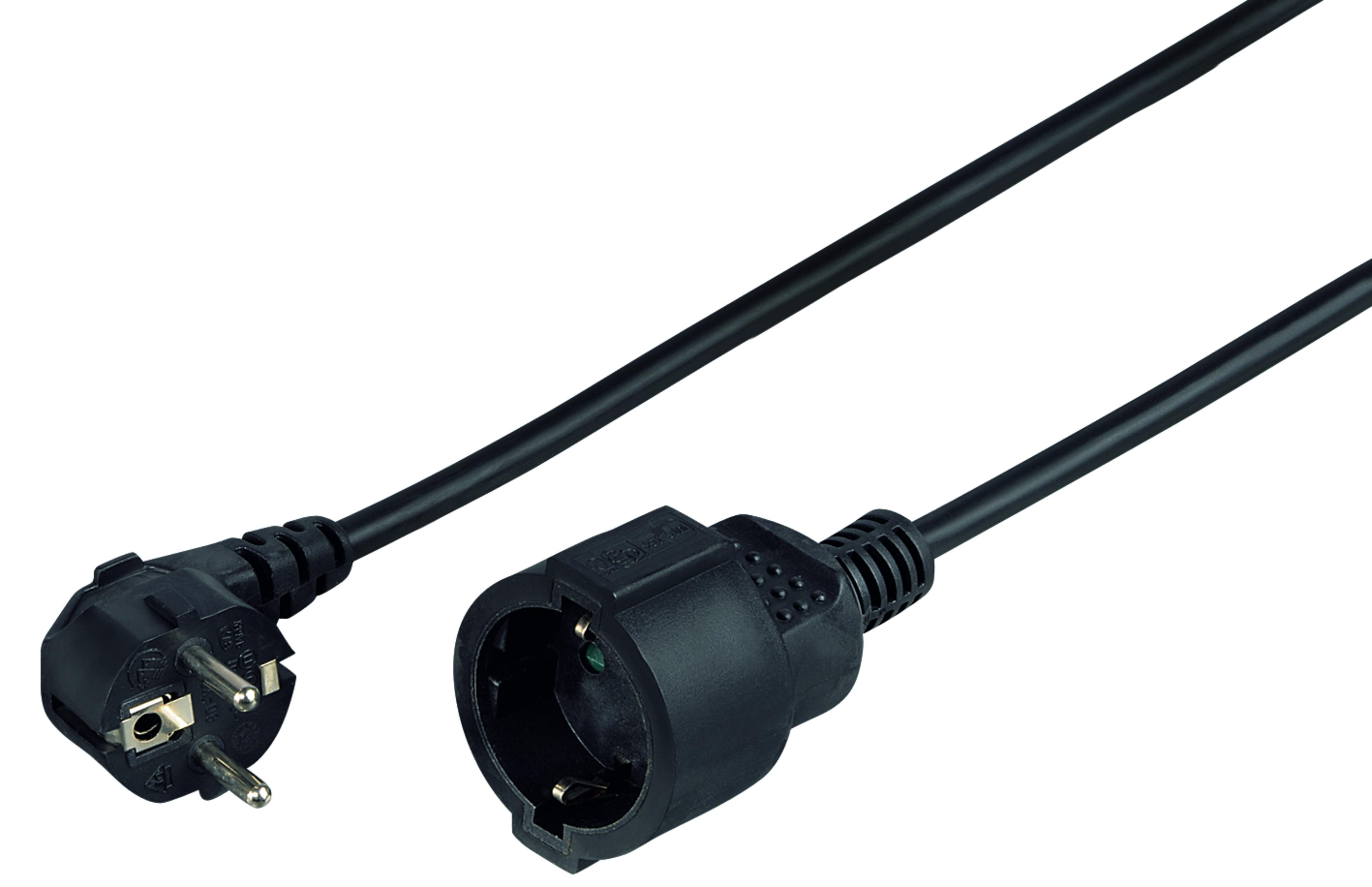 Power Cable Local/m - Local/f 5m Black