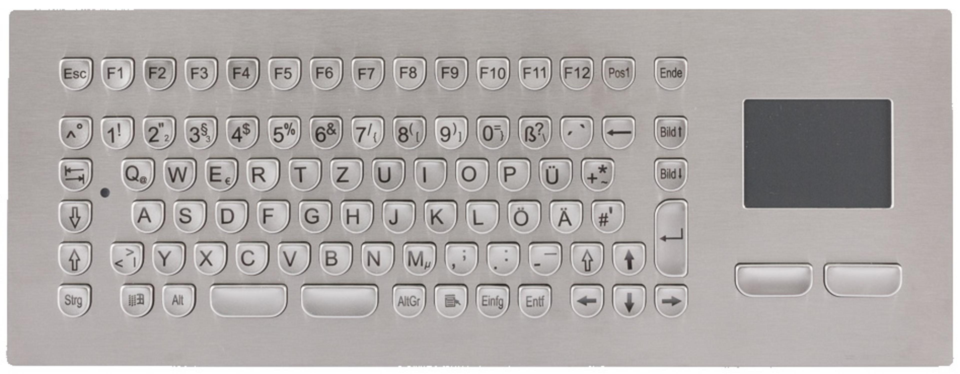 GETT InduSteel Touchpad Tastatur kompakt