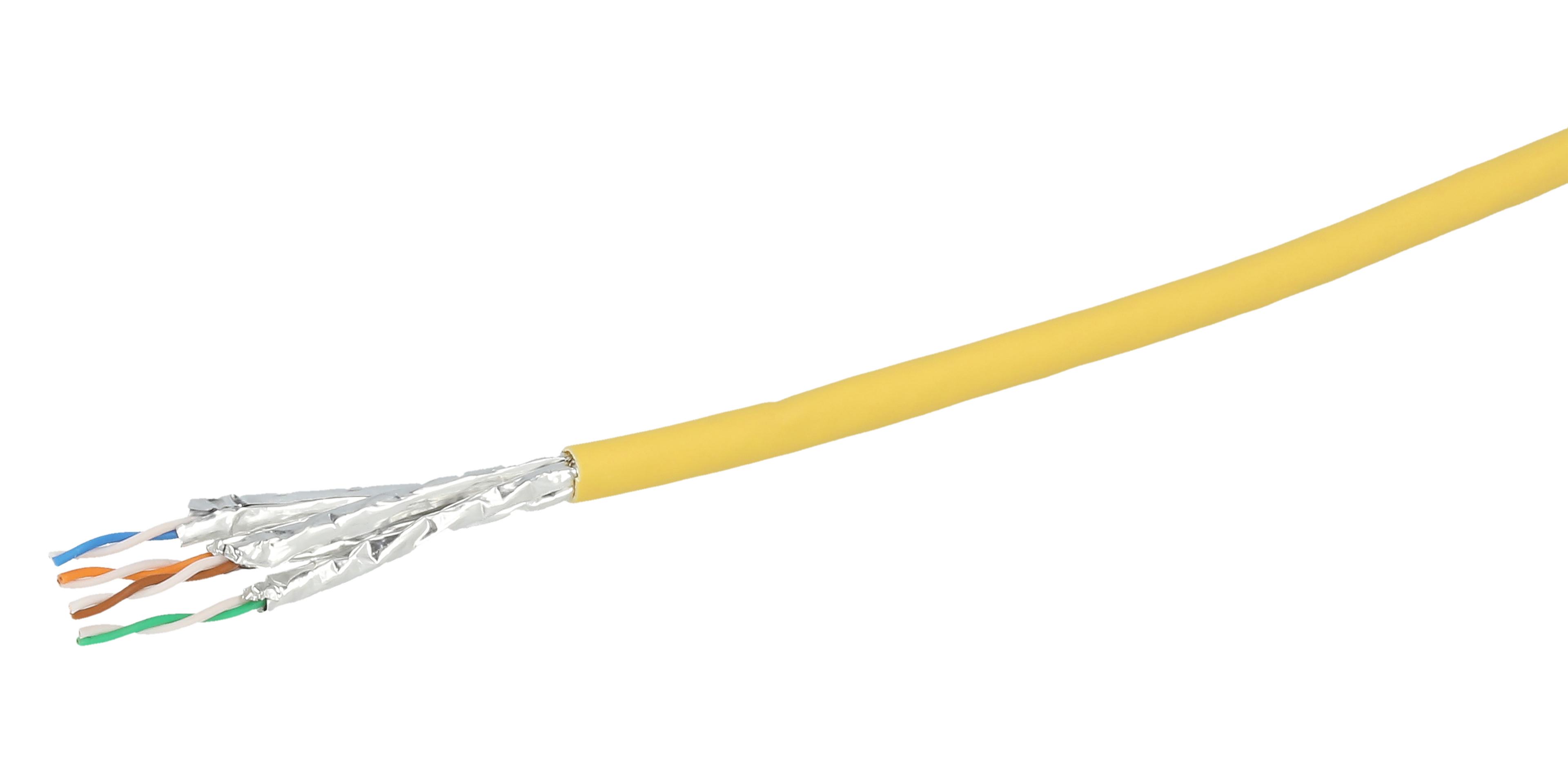 Data Cable Cat7 Strand. S/FTP 100m Yello