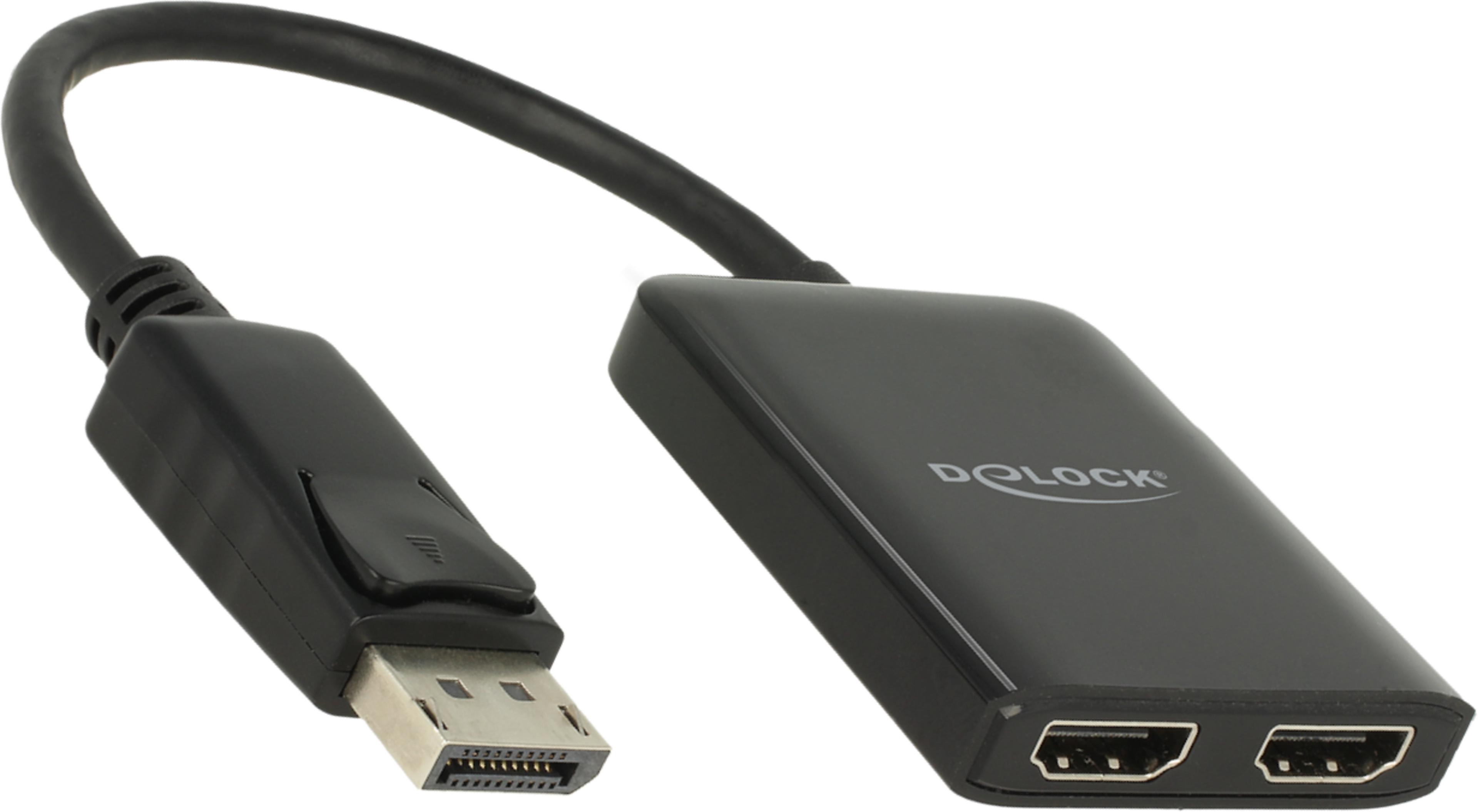 Hub MST Delock DisplayPort - 2 x HDMI