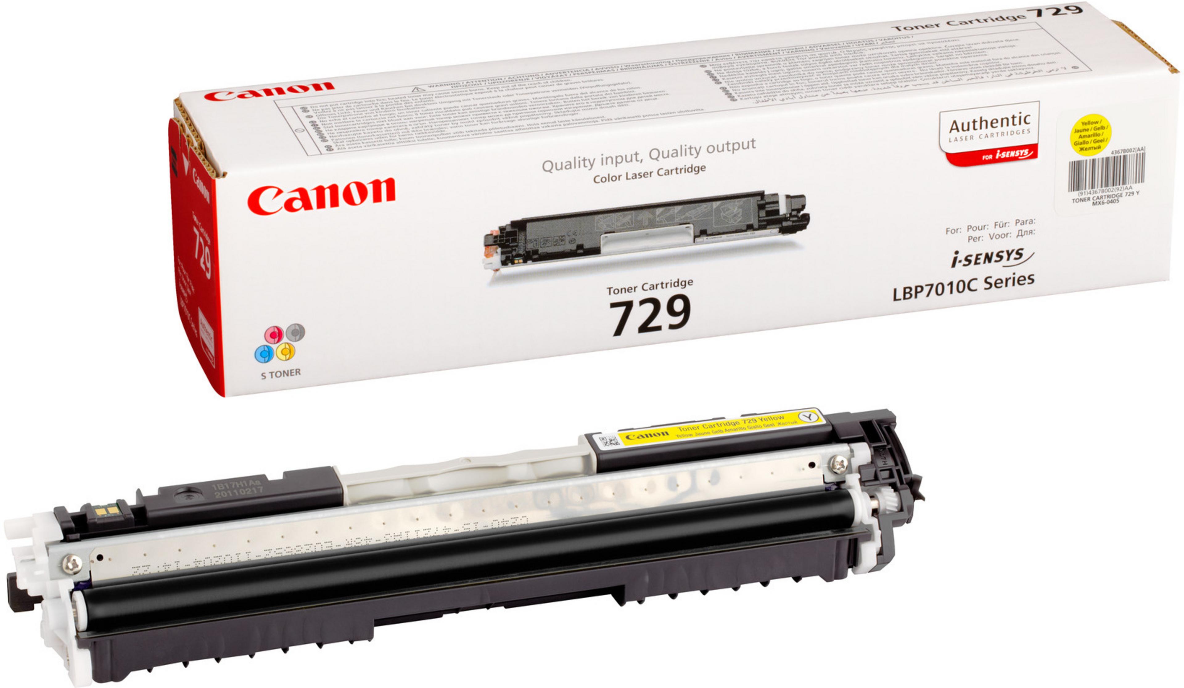 Canon 729 Toner Yellow