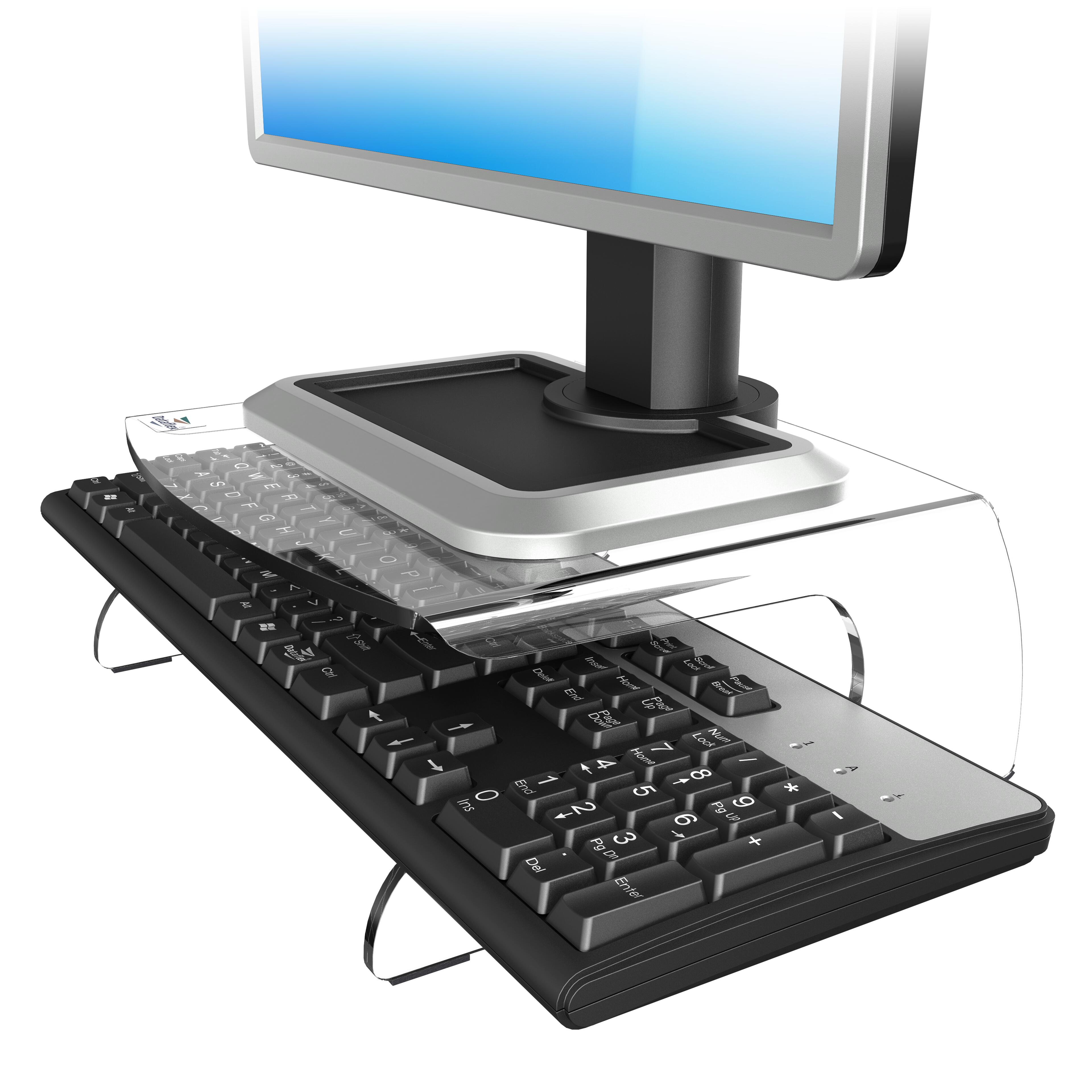 Dataflex Acrylic Monitor Stand 110mm