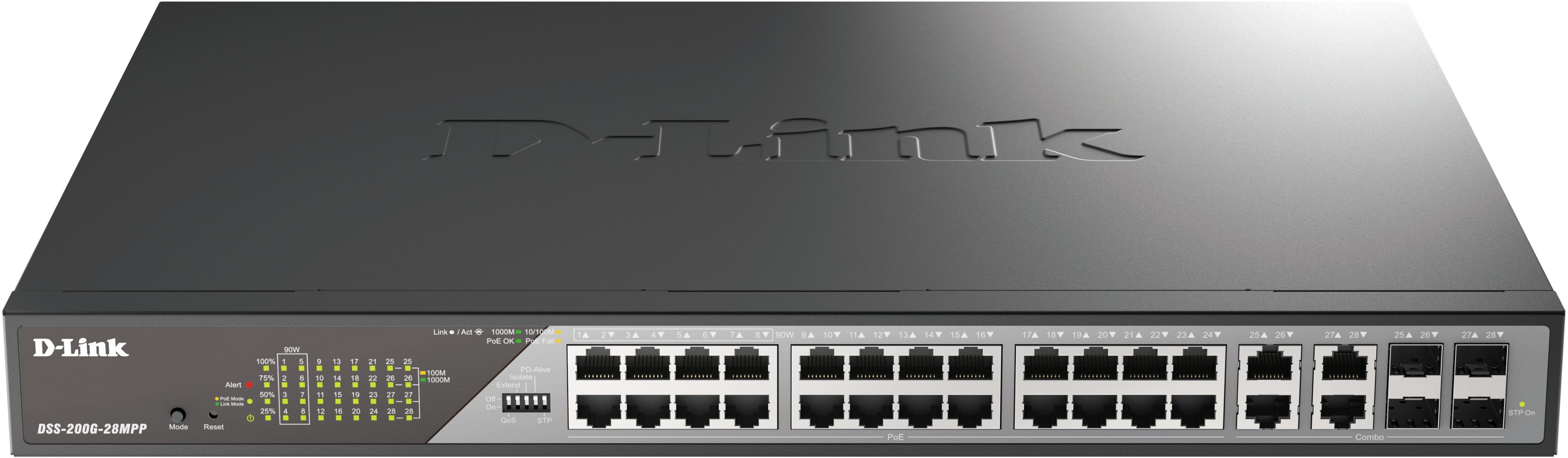 D-Link DSS-200G-28MPP Switch