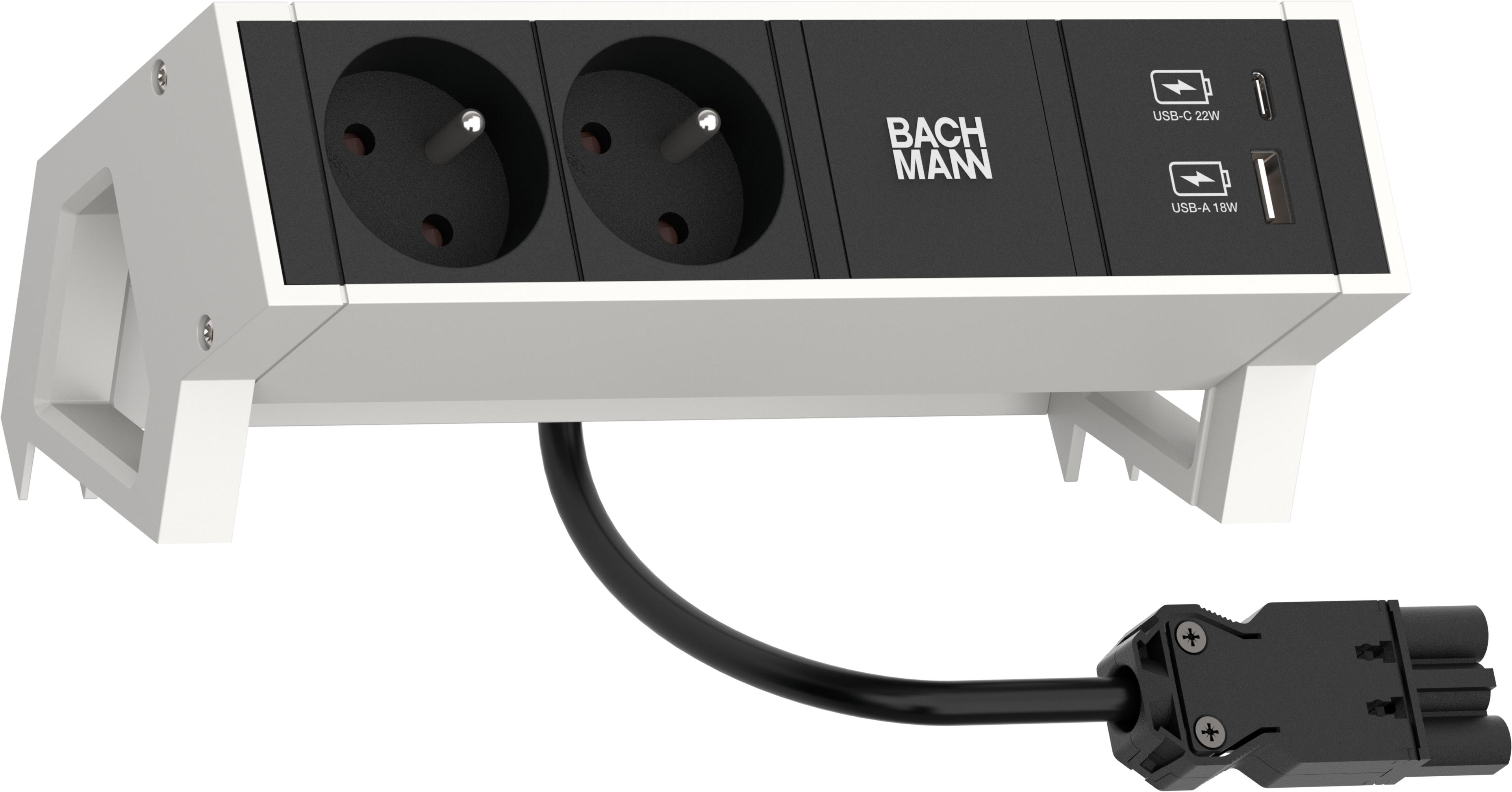 Power Strip 2-way + USB