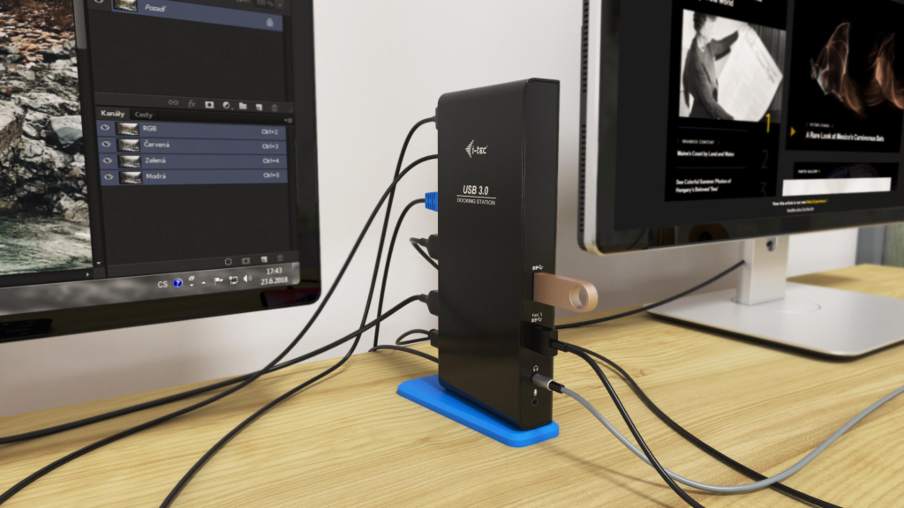 i-tec USB-C - 2x HDMI Dock