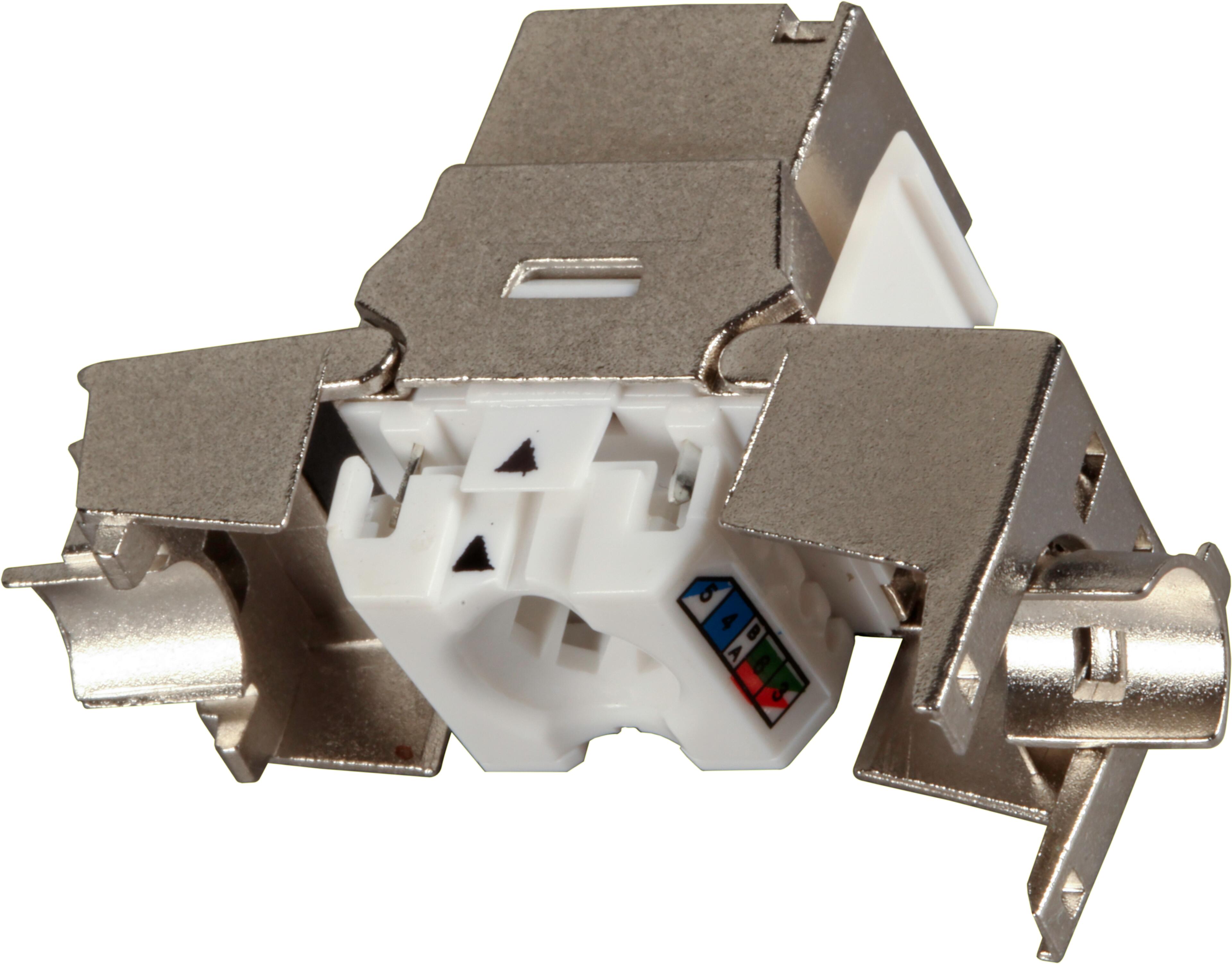 Keystone Jack 1x RJ45 STP Cat8.1