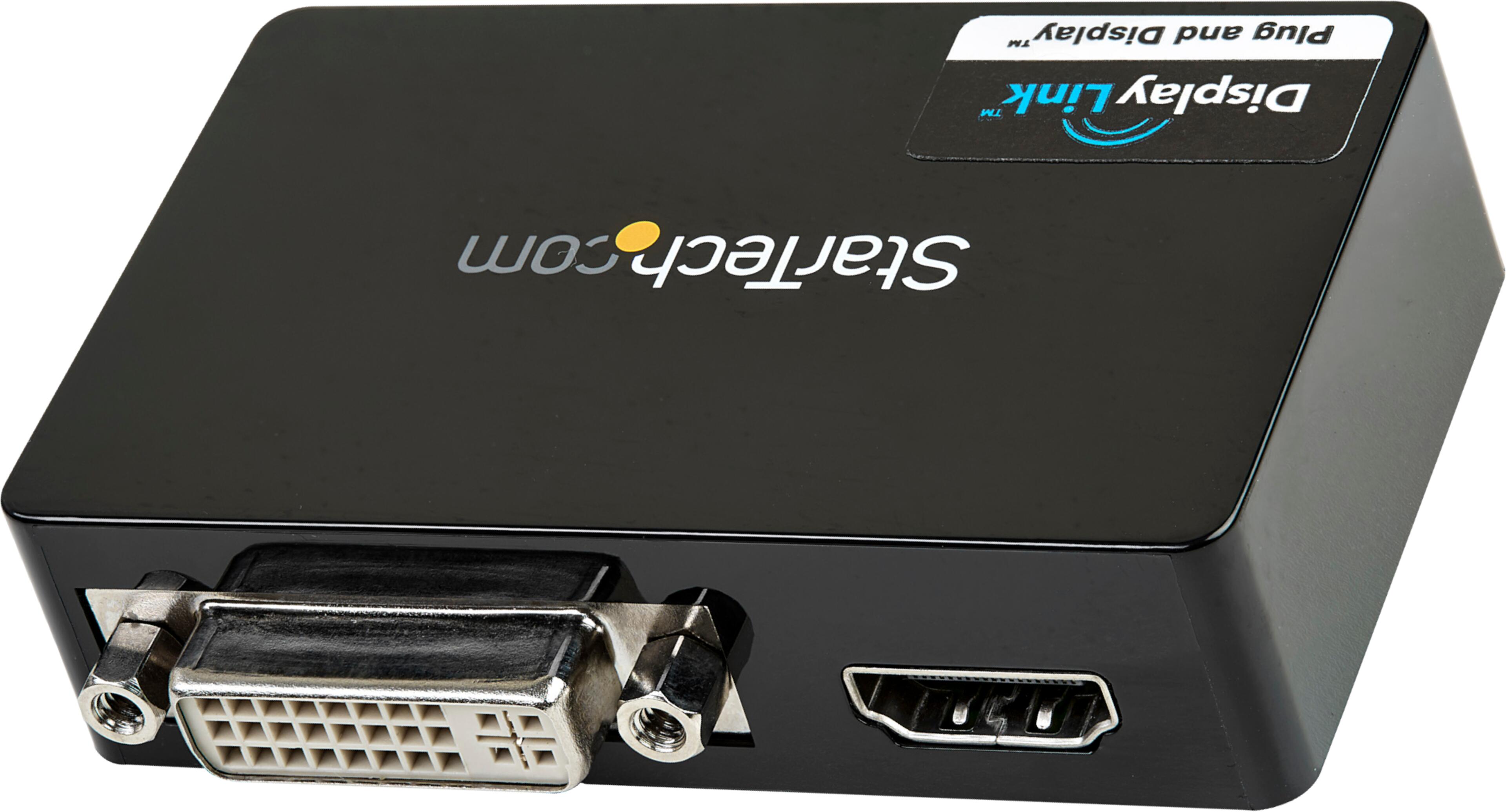 Adapter USB Type-A/m - HDMI+DVI/f