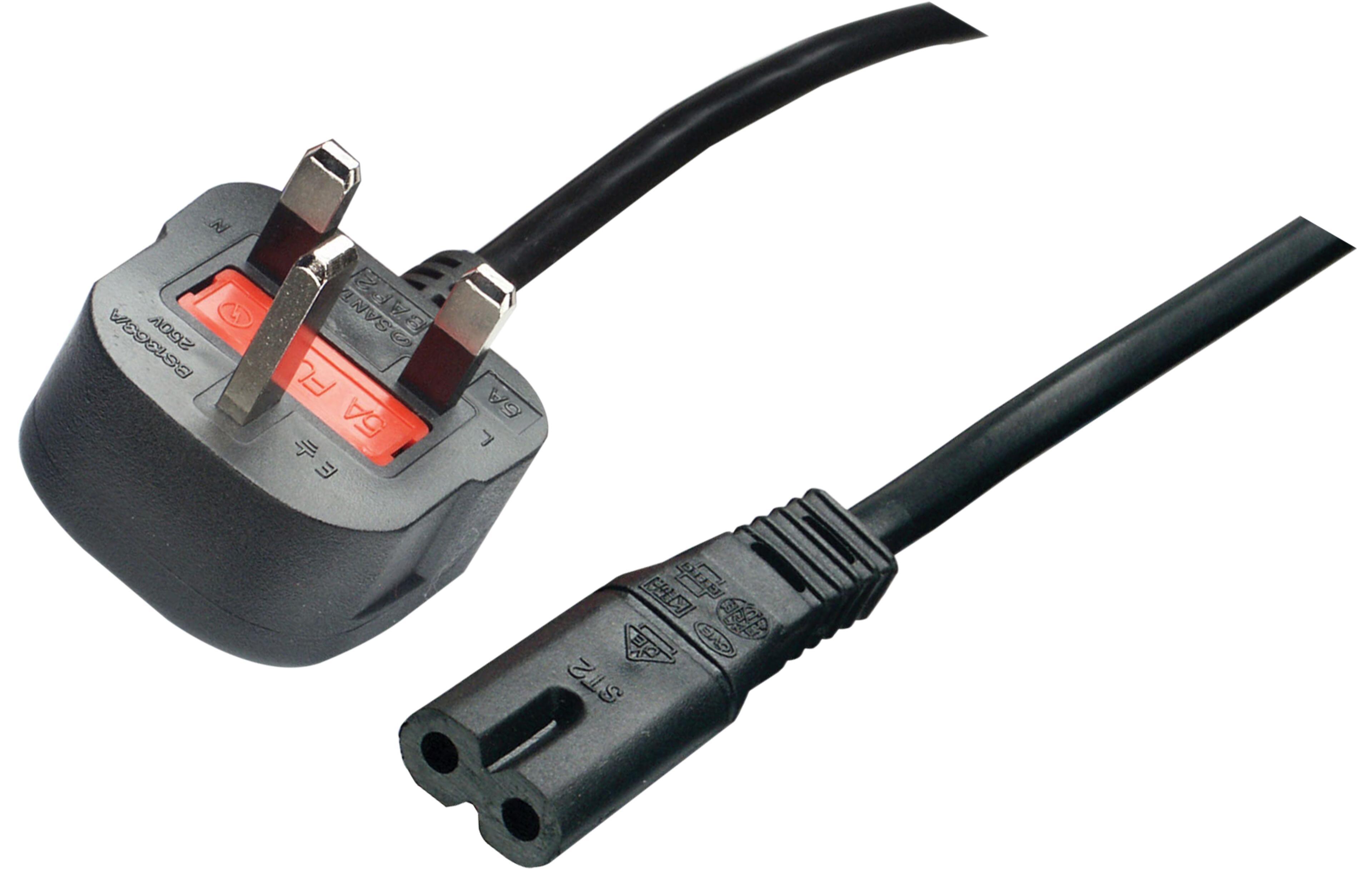 Power Cable Local/m - C7 2m Black