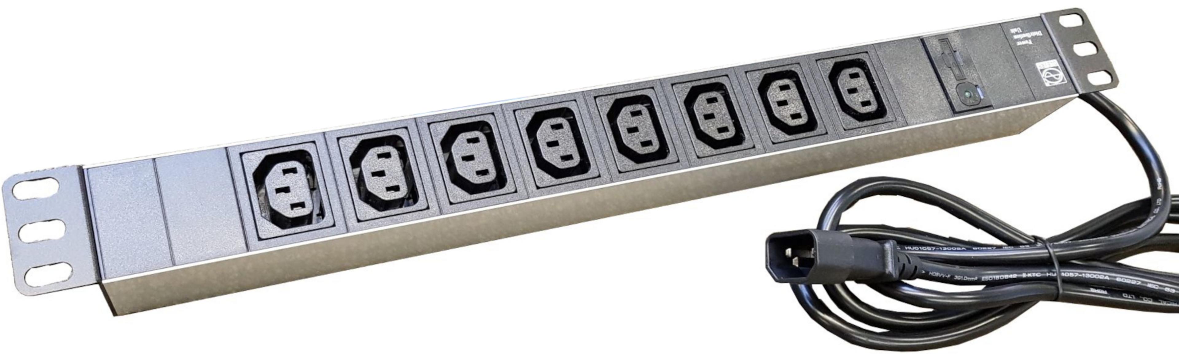 Power Strip 8-way 10A IEC